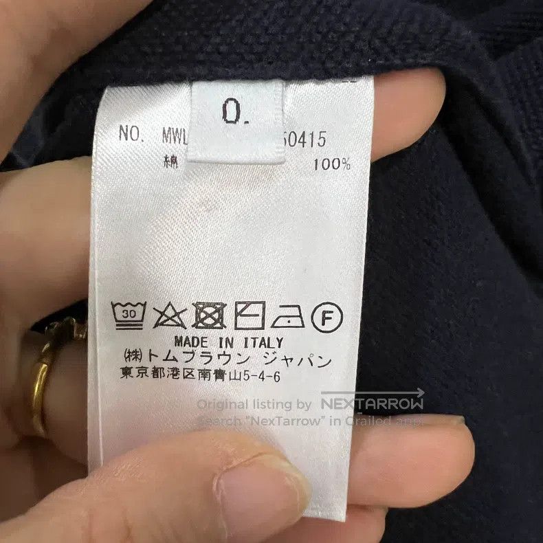 Thom Browne Thom Browne Navy Blue Single-Breasted Shirt Size US XS / EU 42 / 0 - 3 Thumbnail