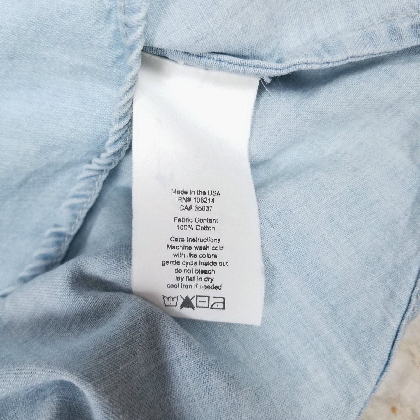 Other Joe's Jeans The Shirt Mandarin Collar Chambray Shirt Medium Size M / US 6-8 / IT 42-44 - 8 Thumbnail