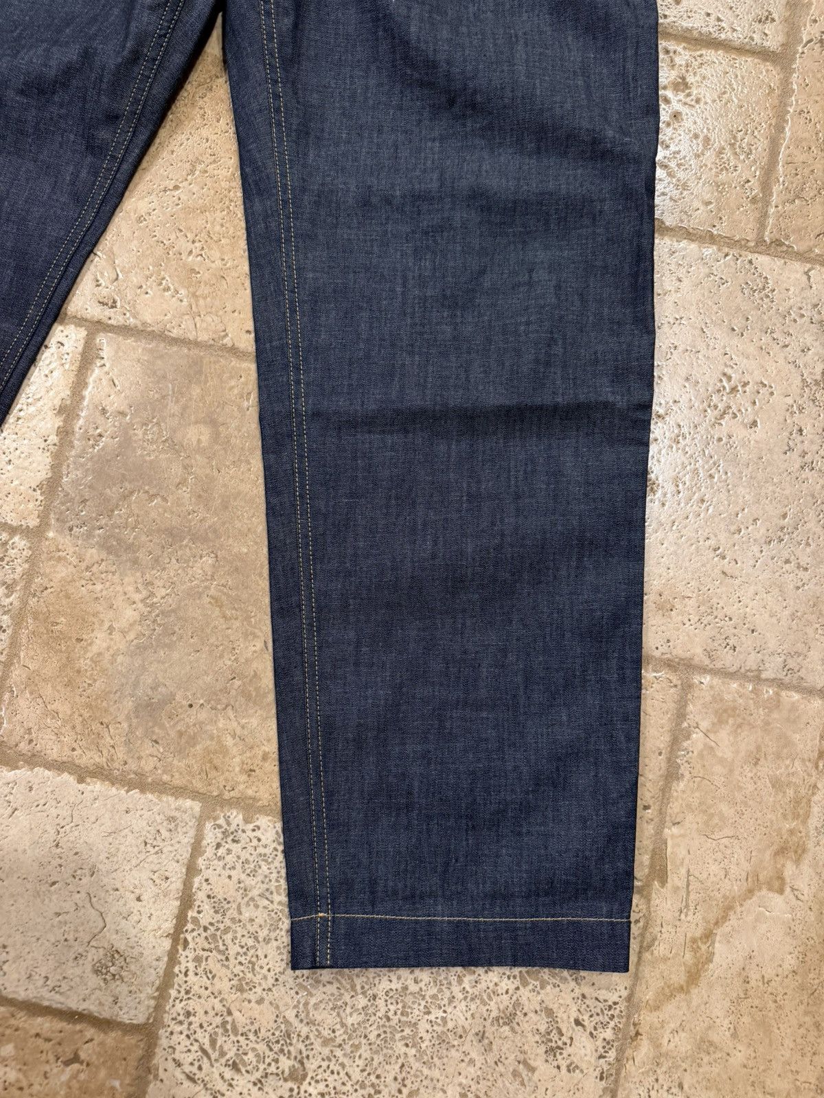 Bottega Veneta Bottega Veneta Elastic Waist V-Stitch Indigo Denim Trousers Size US 34 / EU 50 - 2 Thumbnail