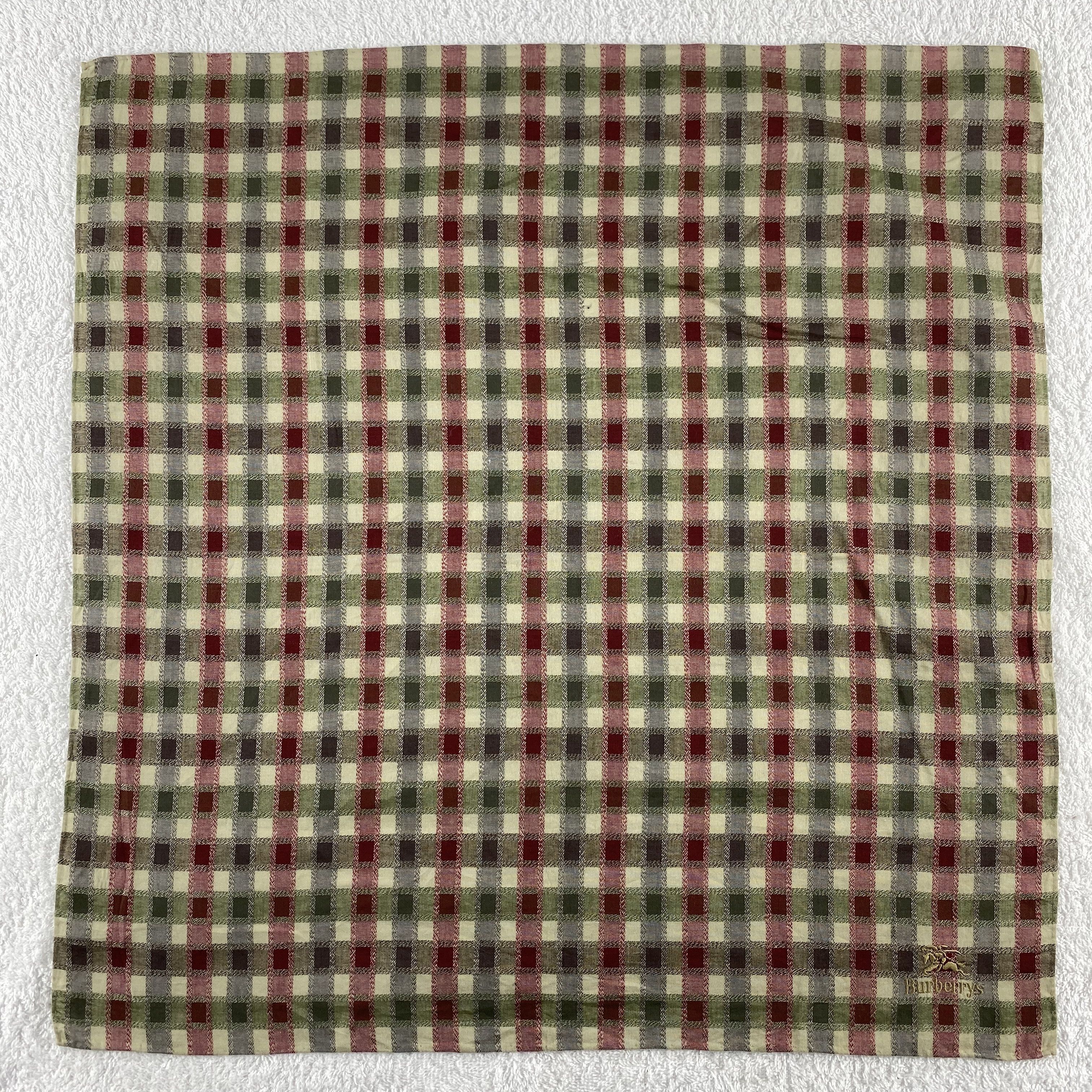 Burberry × Vintage Burberry Bandana/ Handkerchief / Neckerchief Size ONE SIZE - 3 Thumbnail