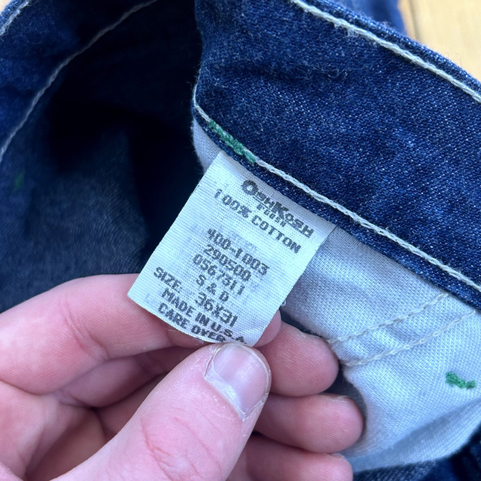 Oshkosh Vintage Oshkosh B'Gosh Jeans 36x31 Size US 36 / EU 52 - 3 Thumbnail