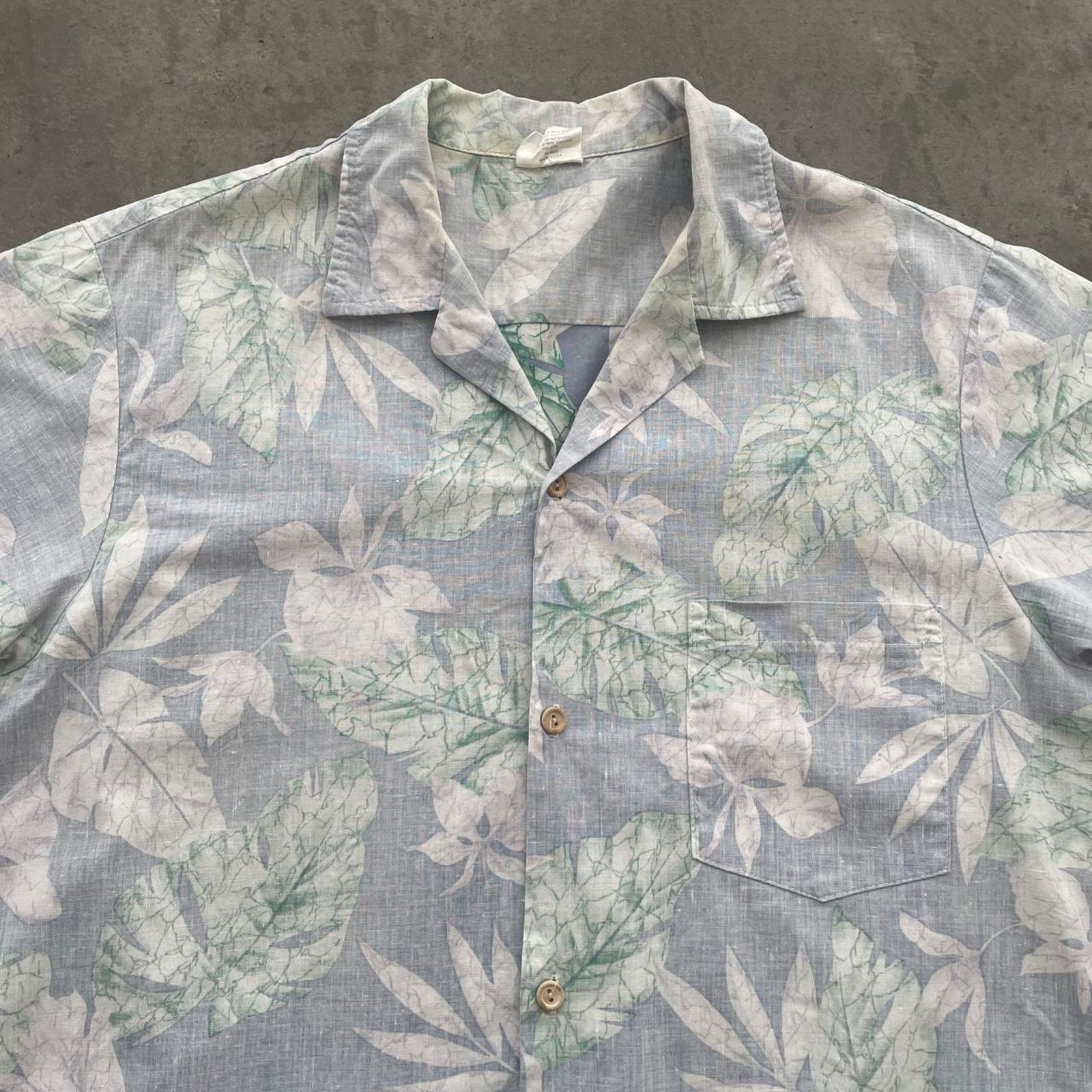 Vintage Vintage Darina Lavender Hawaiian Shirt Size US L / EU 52-54 / 3 - 2 Thumbnail