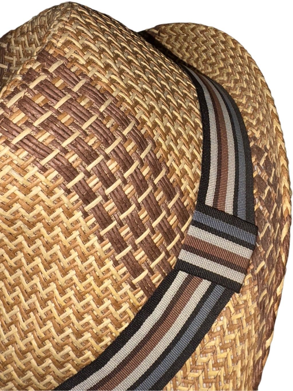 Designer Italian Raffia Fedora by Milani NEW Size ONE SIZE - 2 Thumbnail