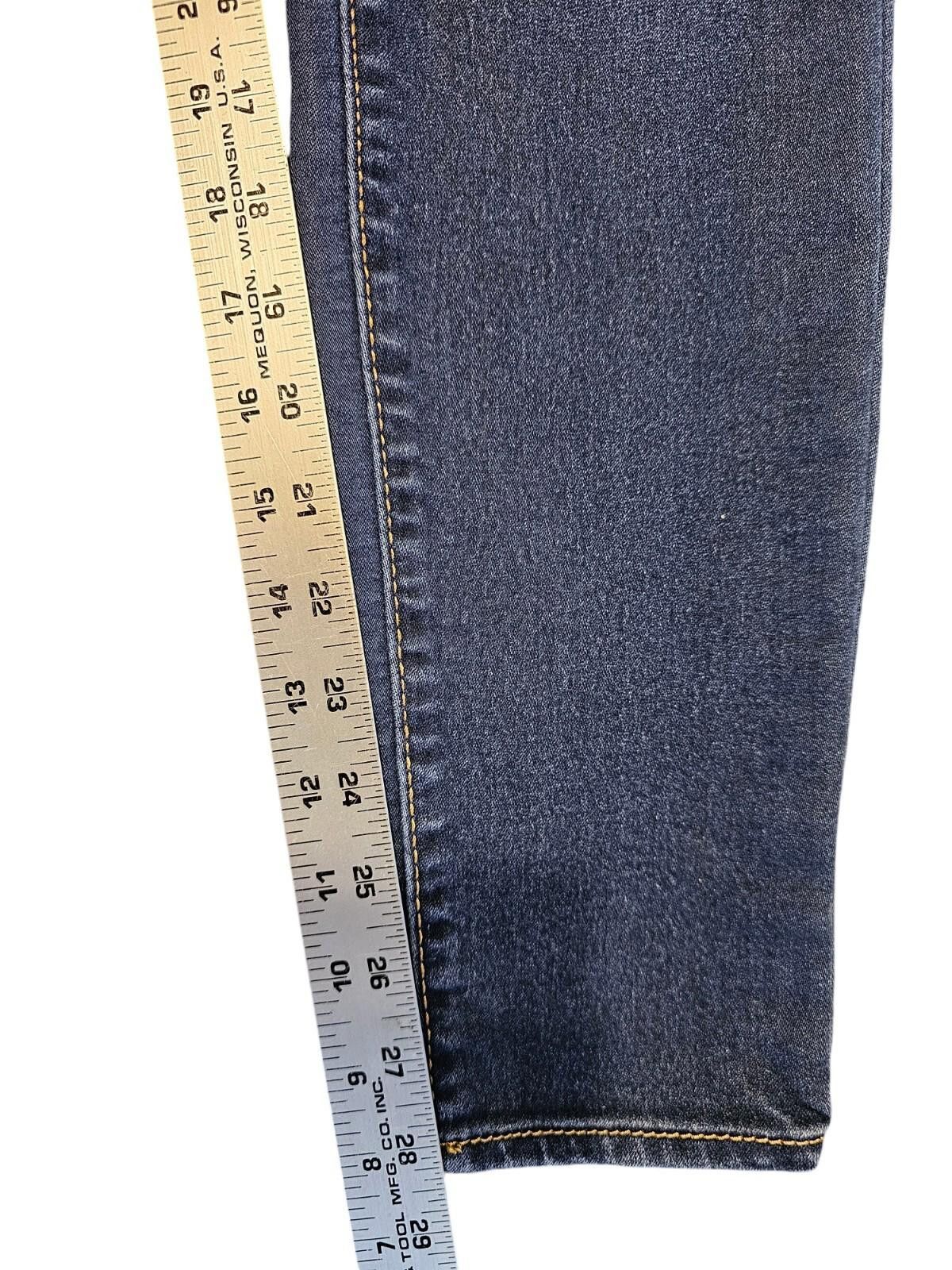 Jordache Jordache Skinny Super Stretch Jeans Women's Size 14 Dark Size 36" / US 14 / IT 50 - 2 Thumbnail