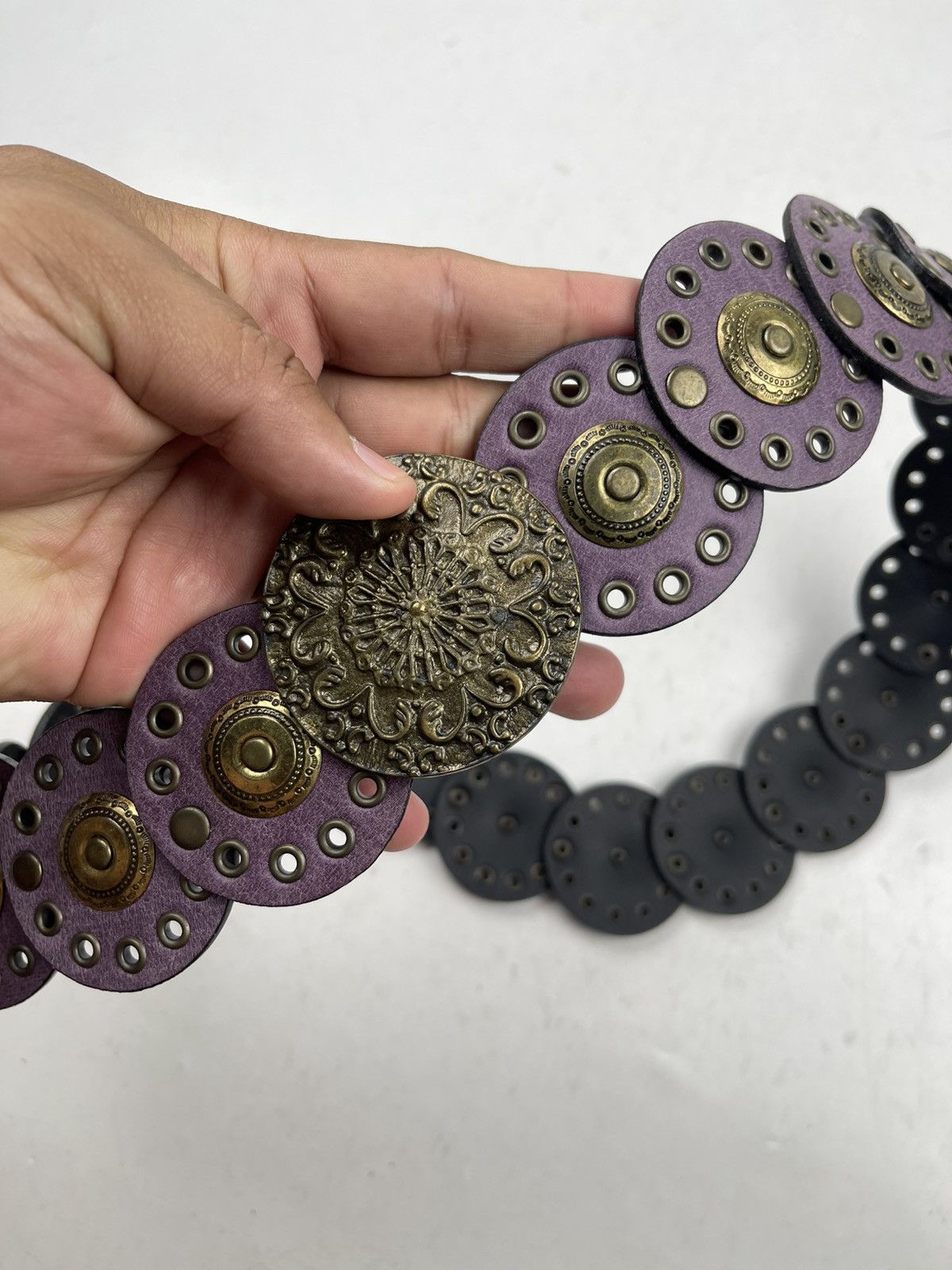 Japanese Brand × Seditionaries very rare design studded belt tc4 Size 36 - 9 Thumbnail
