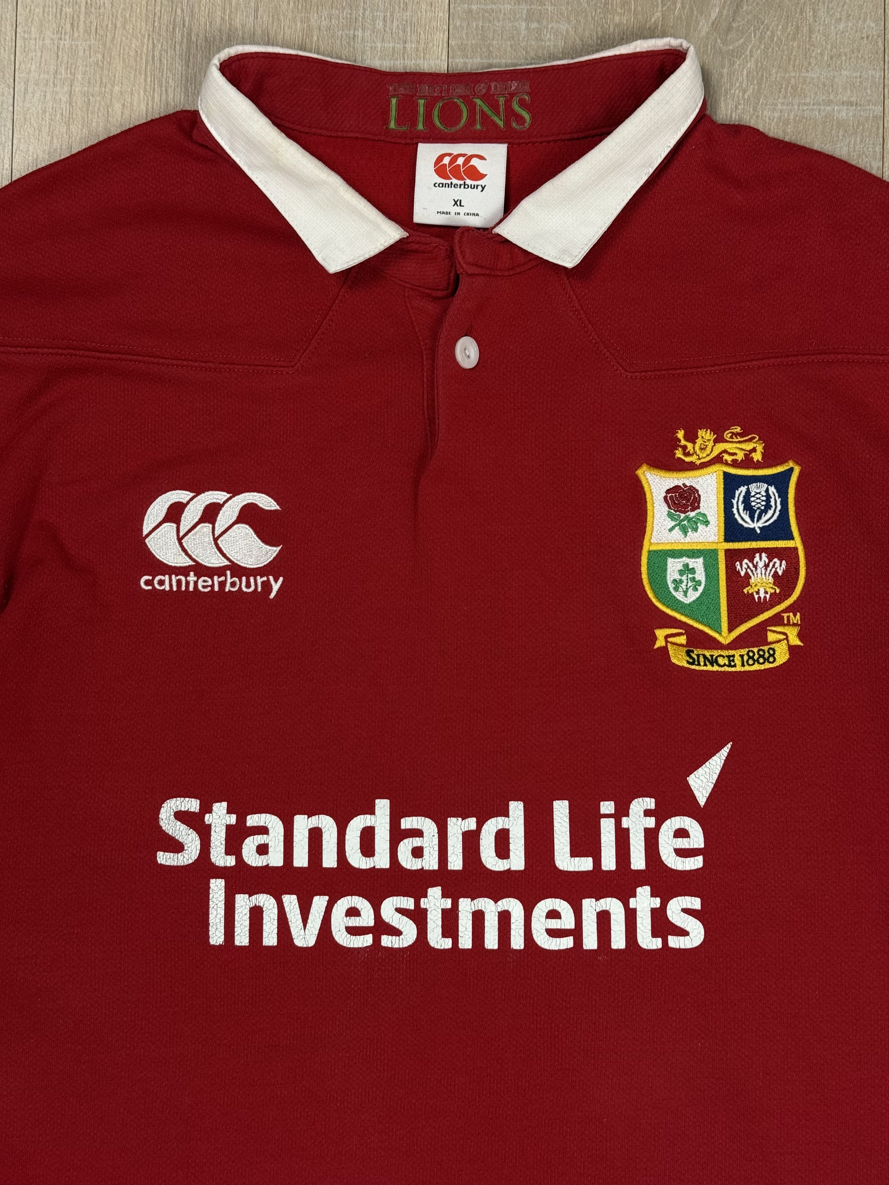 Canterbury of New Zealand British & Irish Lions 2017 Rugby Home Long Sleeve Canterbury Size US XL / EU 56 / 4 - 5 Thumbnail