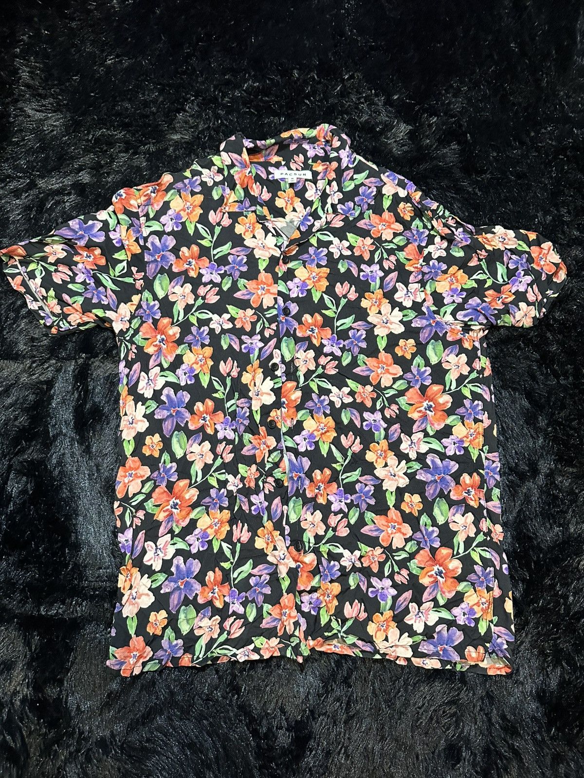 Pacsun Floral Button Up Size US M / EU 48-50 / 2 - 1 Thumbnail