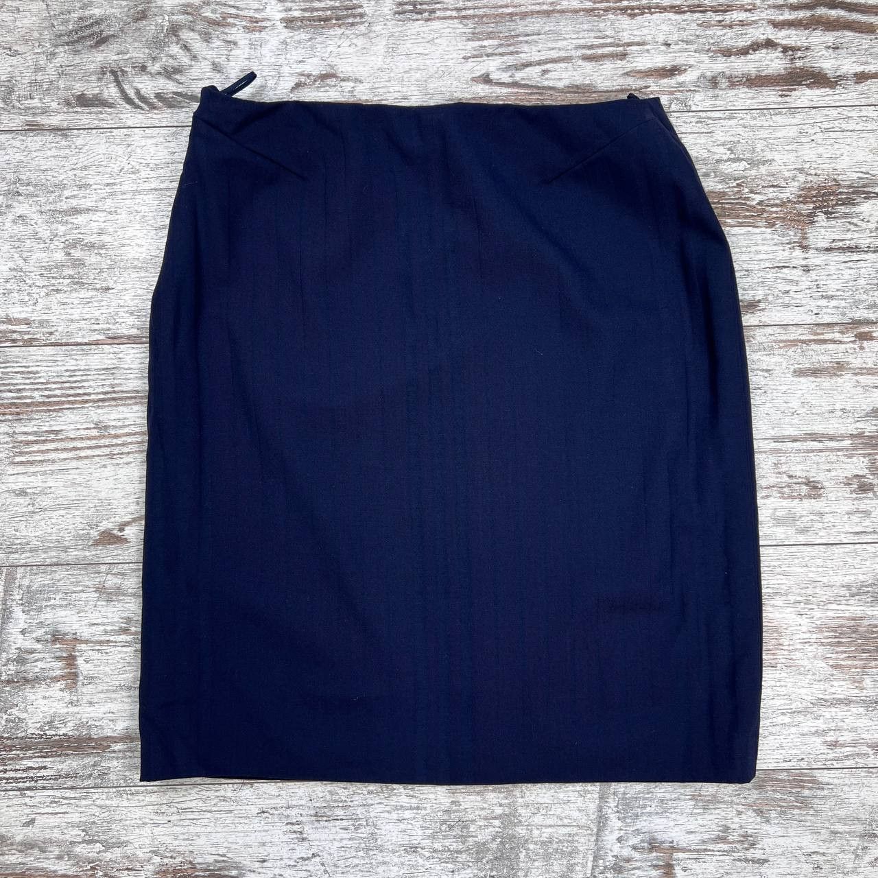 Versace Vintage Versace Navy Striped Skirt Suit Set Professional Size XL / US 12-14 / IT 48-50 - 8 Thumbnail