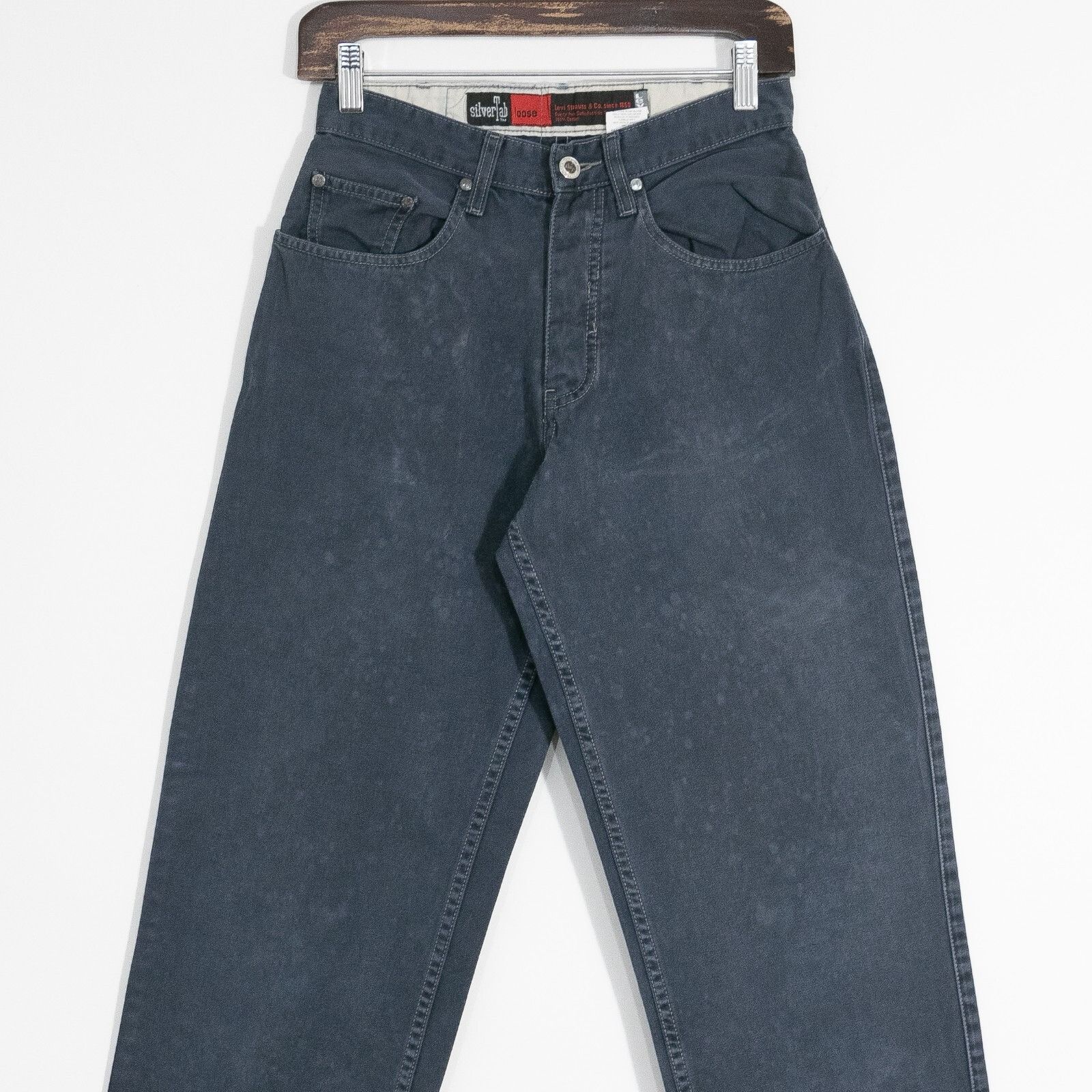 Levi's × Vintage Vintage 90s Silvertab Loose Fit Jeans 26x30 - Distressed Size US 26 / EU 42 - 2 Thumbnail