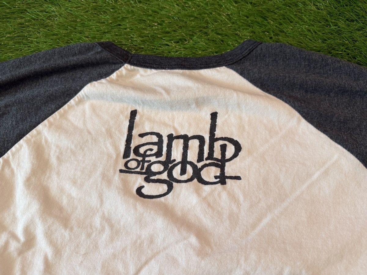 Band Tees Vintage Lamb Of God metal Baseball Raglan Band Shirt Size US XL / EU 56 / 4 - 5 Thumbnail