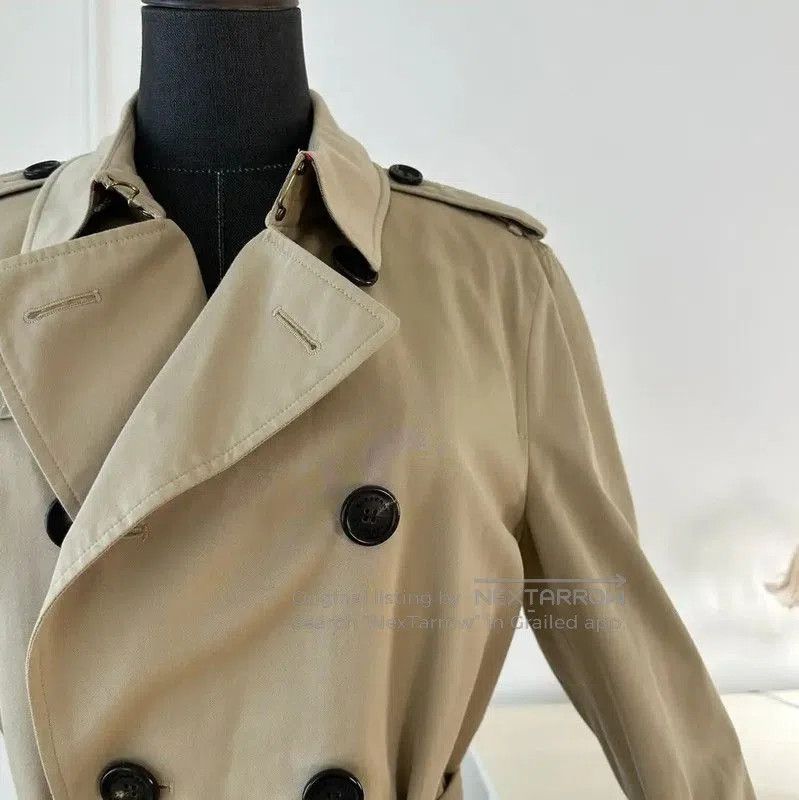 Burberry Burberry Women's Trench Coat in Khaki. Size XL / US 12-14 / IT 48-50 - 5 Thumbnail