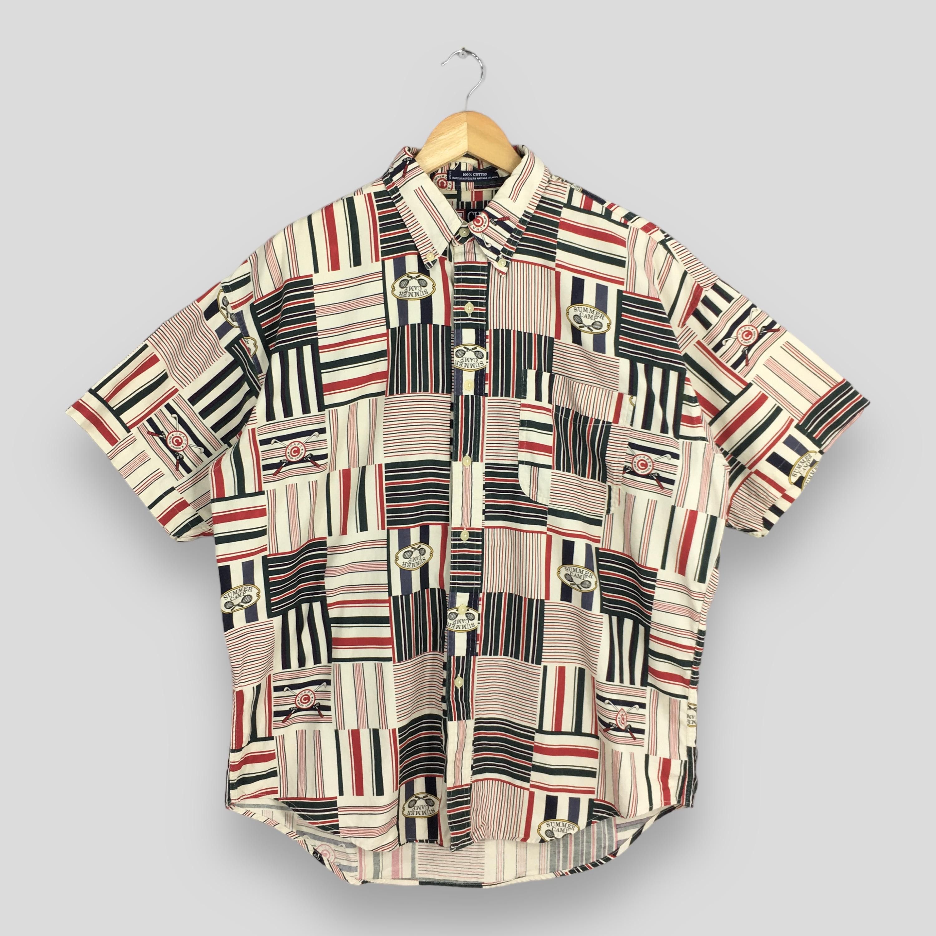 Chaps Ralph Lauren × Ralph Lauren × Vintage Vintage 90's Chaps Ralph Lauren Patchwork Plaid Shirt Large Size US L / EU 52-54 / 3 - 1 Thumbnail