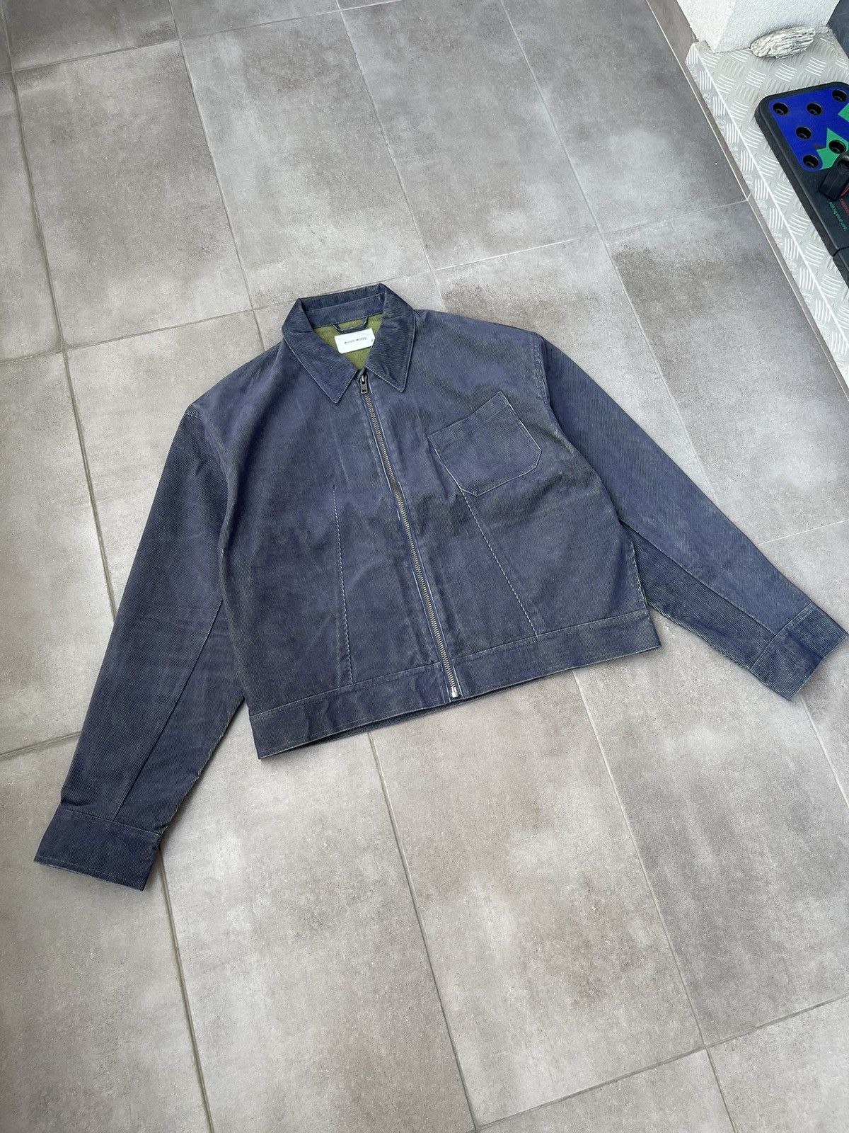 Acne Studios !DS! SS23 Wood Wood Twisted Seam Envy Green Chore Jacket Size US XXL / EU 58 / 5 - 12 Thumbnail
