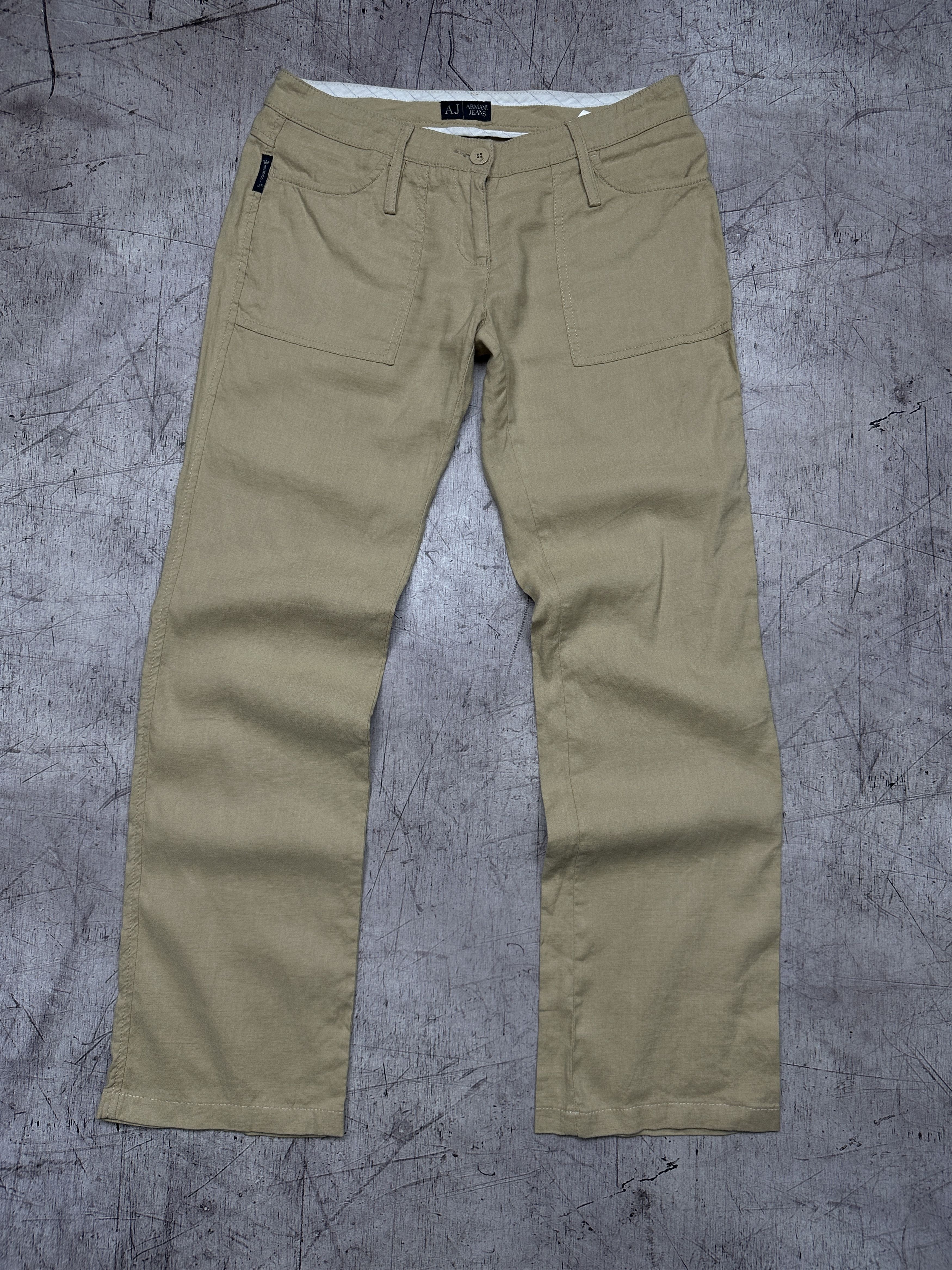 Armani Armani Jeans Womens Linen Pants Size 28" / US 6 / IT 42 - 1 Thumbnail
