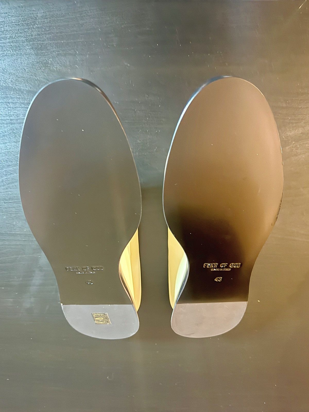 Fear of God Fear of God Lemon Creme Backless Mules Size US 10 / EU 43 - 9 Thumbnail