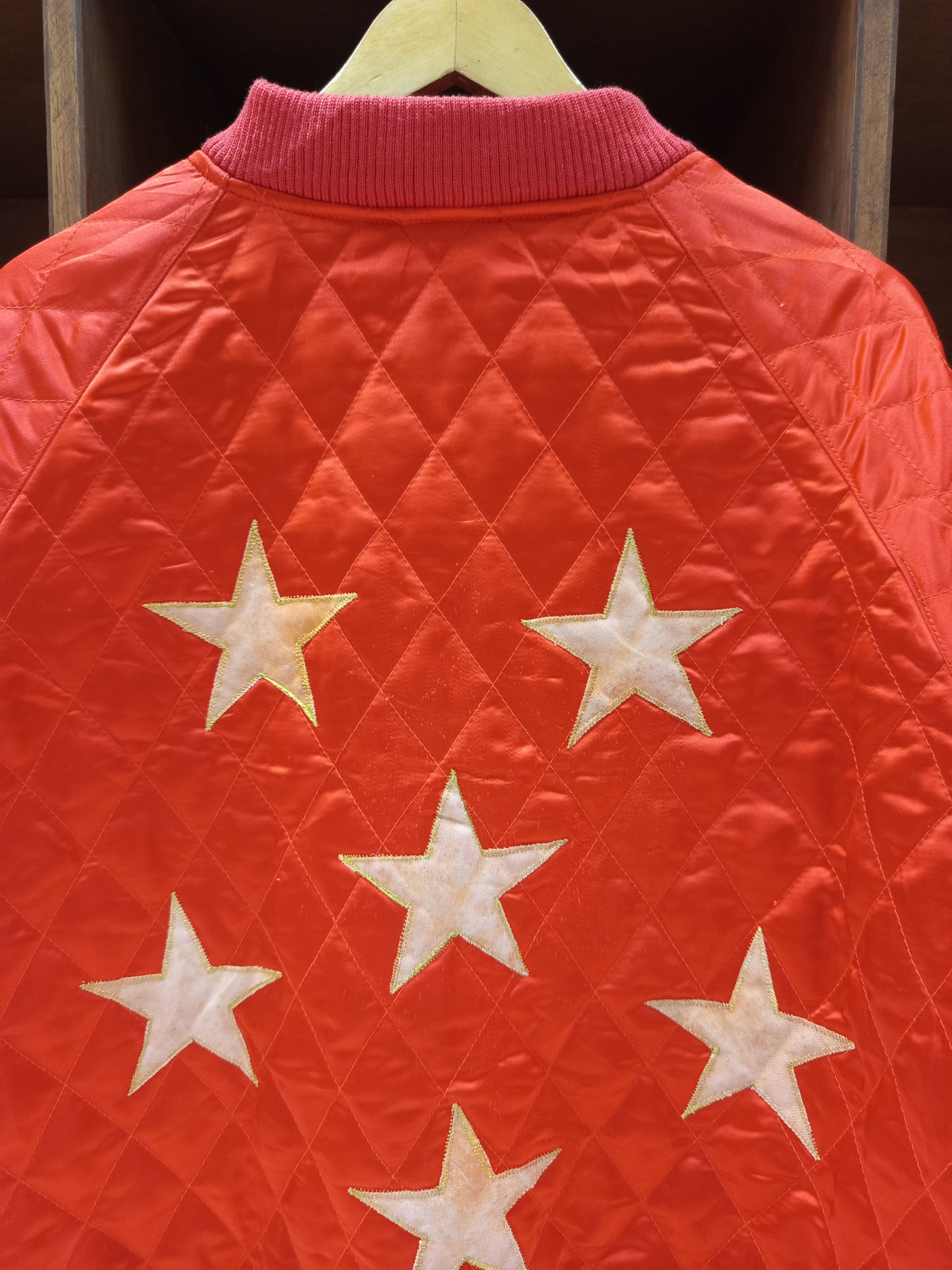 Vintage 1960s Quilted Star Bomber Jacket Size US L / EU 52-54 / 3 - 9 Thumbnail