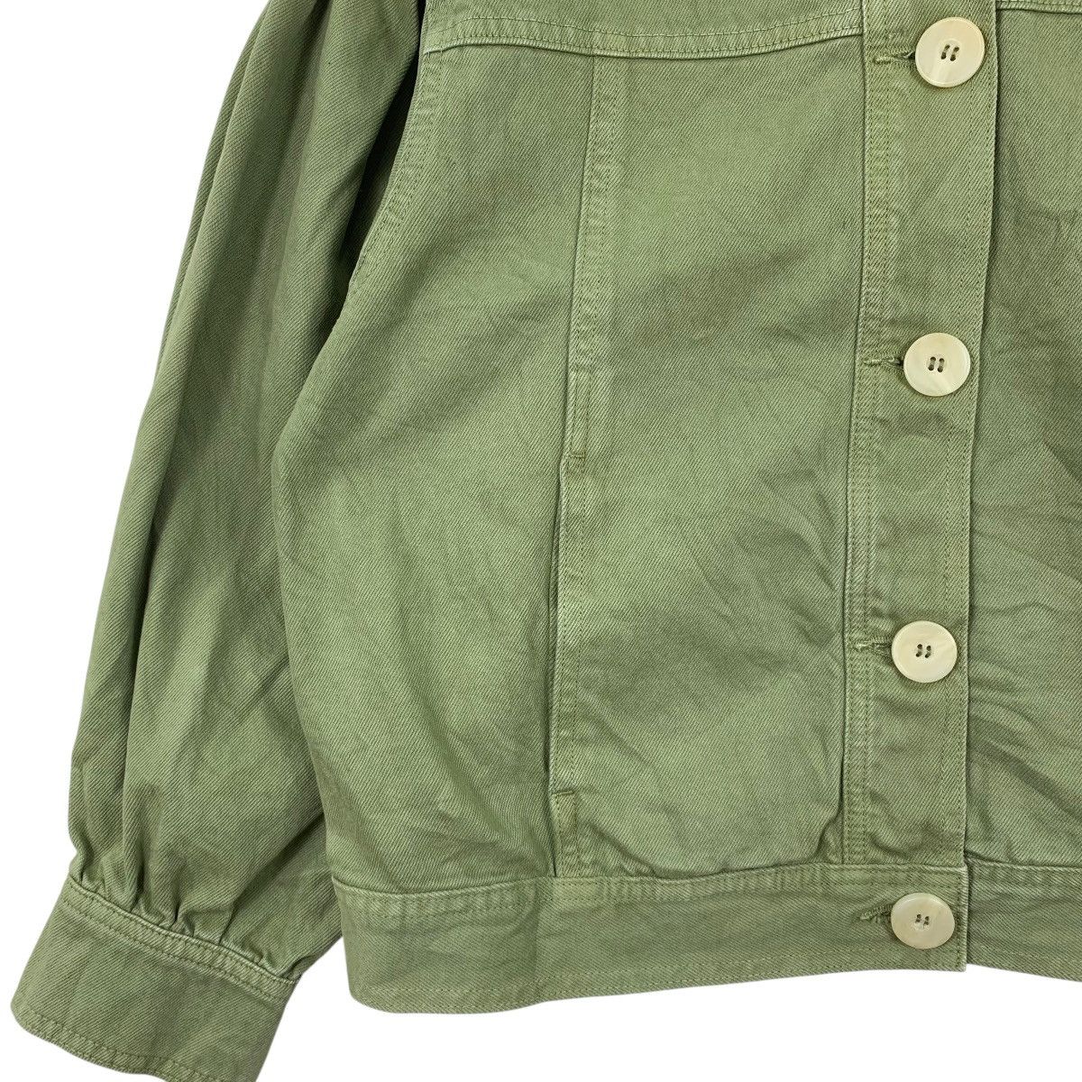 Zara ZARA Casualwear Designer Fully Button Trucker Jeans Jacket Size XS / US 0-2 / IT 36-38 - 4 Thumbnail