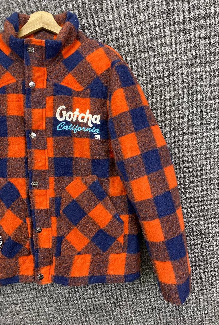 Gotcha Vintage Gotcha California Shadow Plaids Jacket Size L / US 10 / IT 46 - 4 Thumbnail