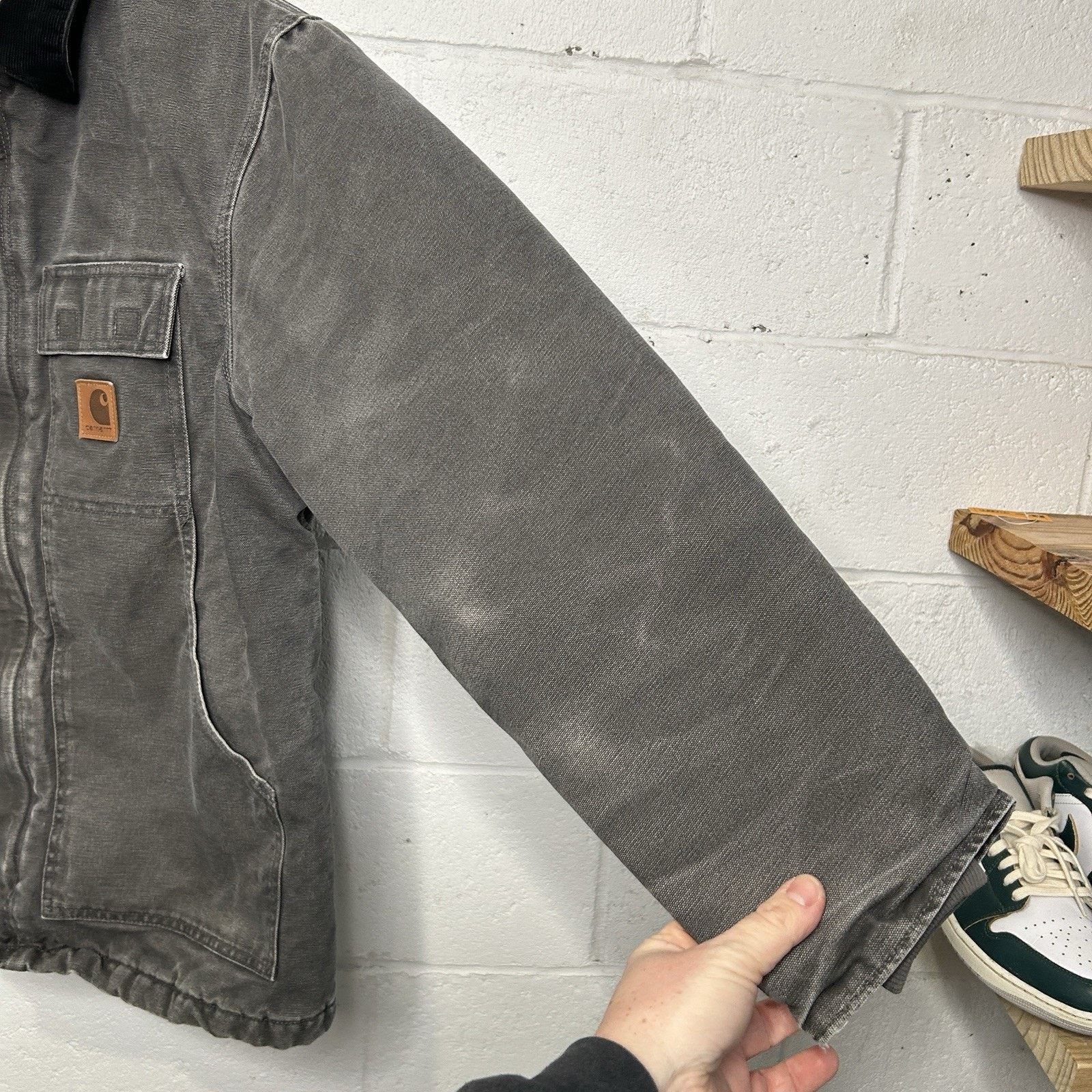 Carhartt Vintage Carhartt Quilted Artic Jacket “Gravel Grey” C26 GVL Size US M / EU 48-50 / 2 - 8 Thumbnail