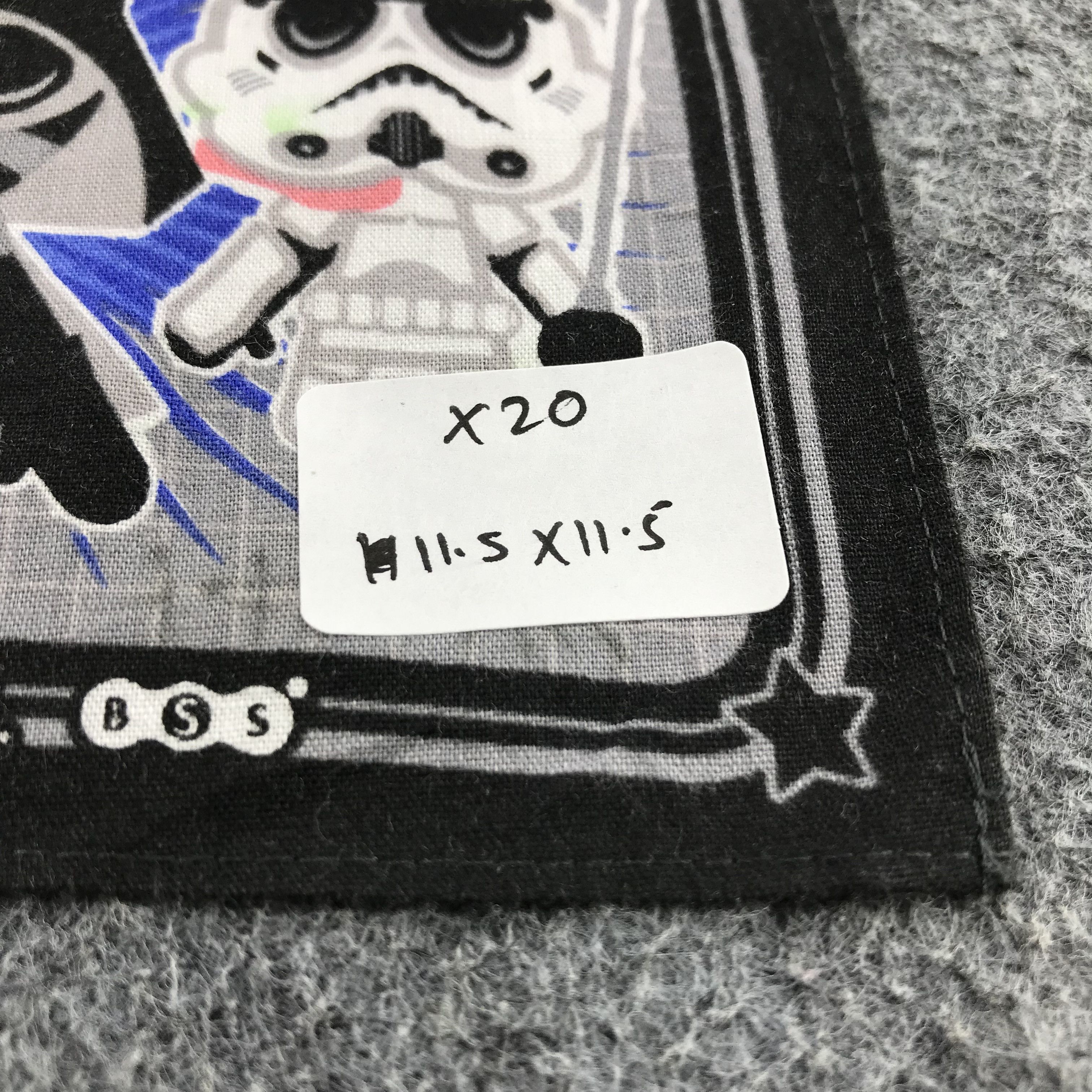 Star Wars Star Wars Chibi Characters Handkerchief Bandana X20 Size ONE SIZE - 5 Thumbnail