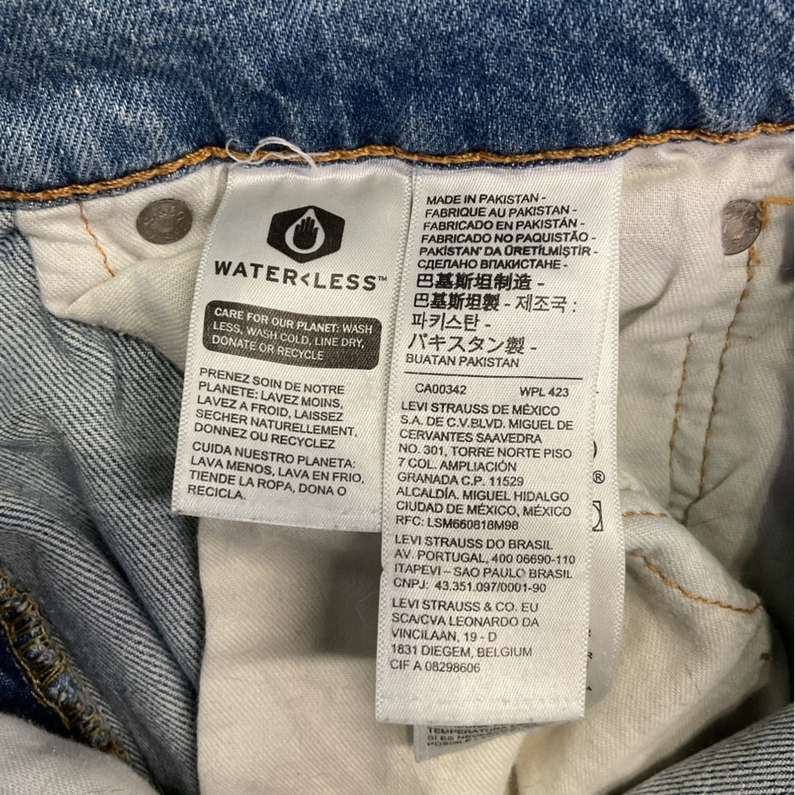 Levi's Levi’s Distressed Light Blue Jeans Size US 28 / EU 44 - 3 Thumbnail