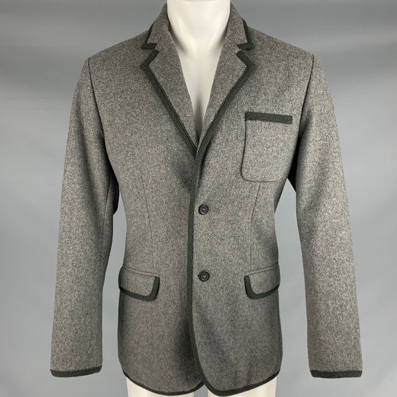 Marc by Marc Jacobs Size M Charcoal Grey Wool Blend Sport Coat Size 40R - 1 Thumbnail
