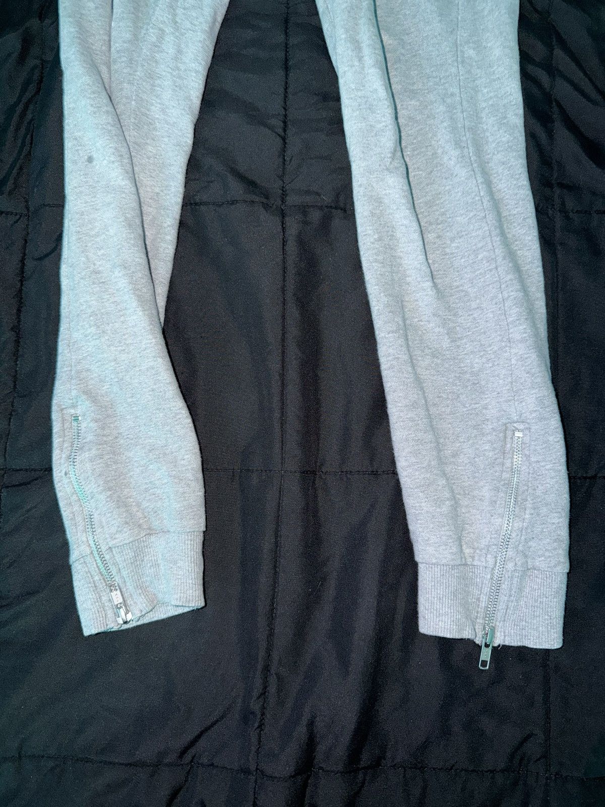 Asos Gray Joggers w/ zippers Size US 29 - 2 Thumbnail