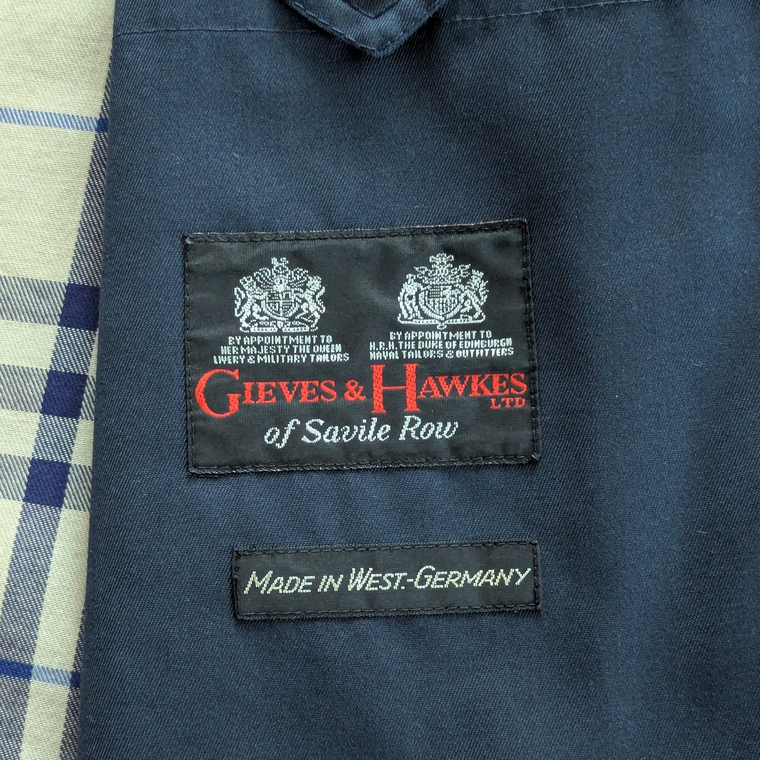 Gieves & Hawkes × Vintage Vintage Gieves & Hawkes Men's Long Coat Made In West Germany Size US L / EU 52-54 / 3 - 13 Thumbnail