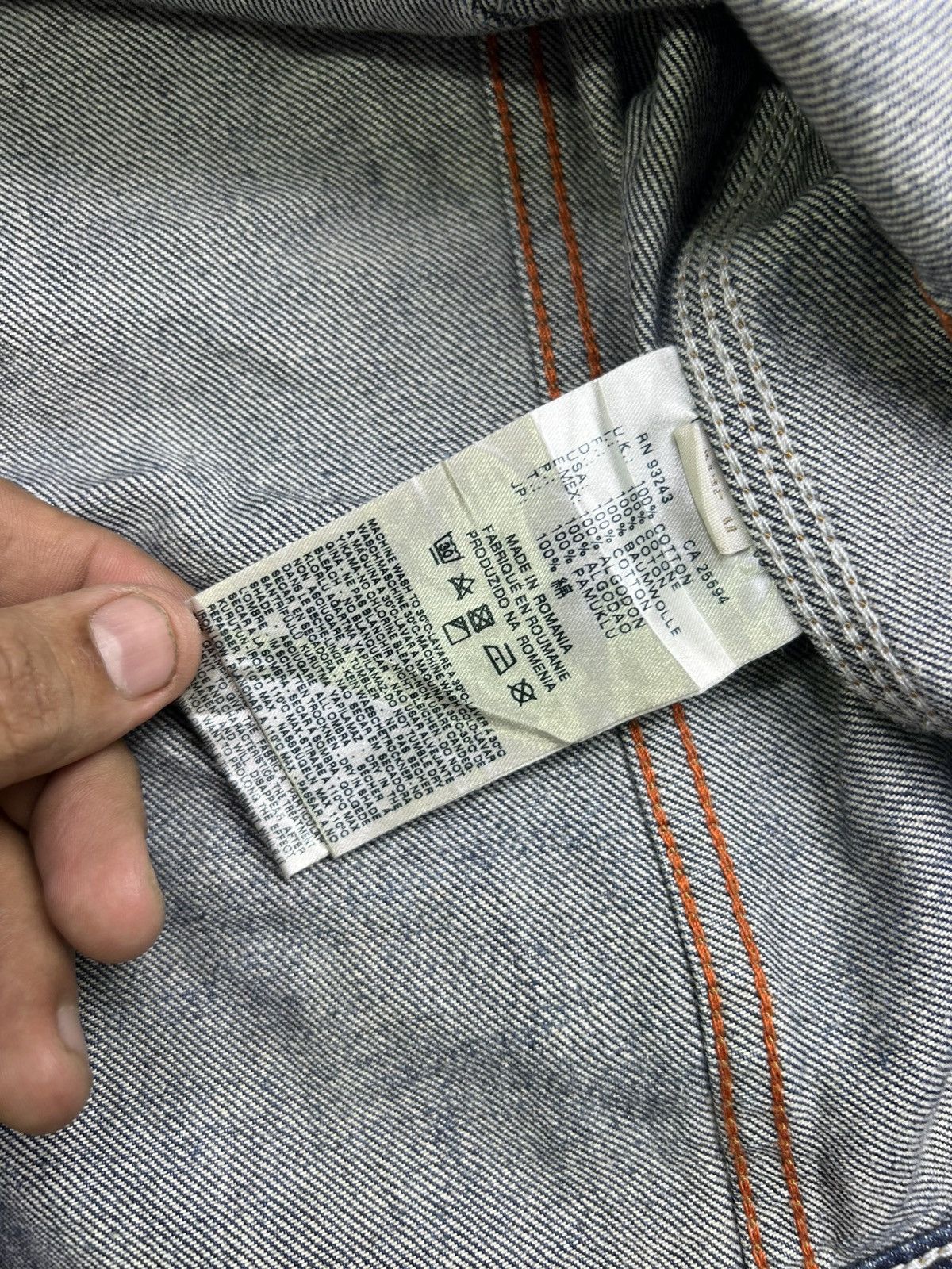 Diesel Vintage Diesel Industry Denim Jacket Distressed Wash Trucker Size US M / EU 48-50 / 2 - 7 Thumbnail