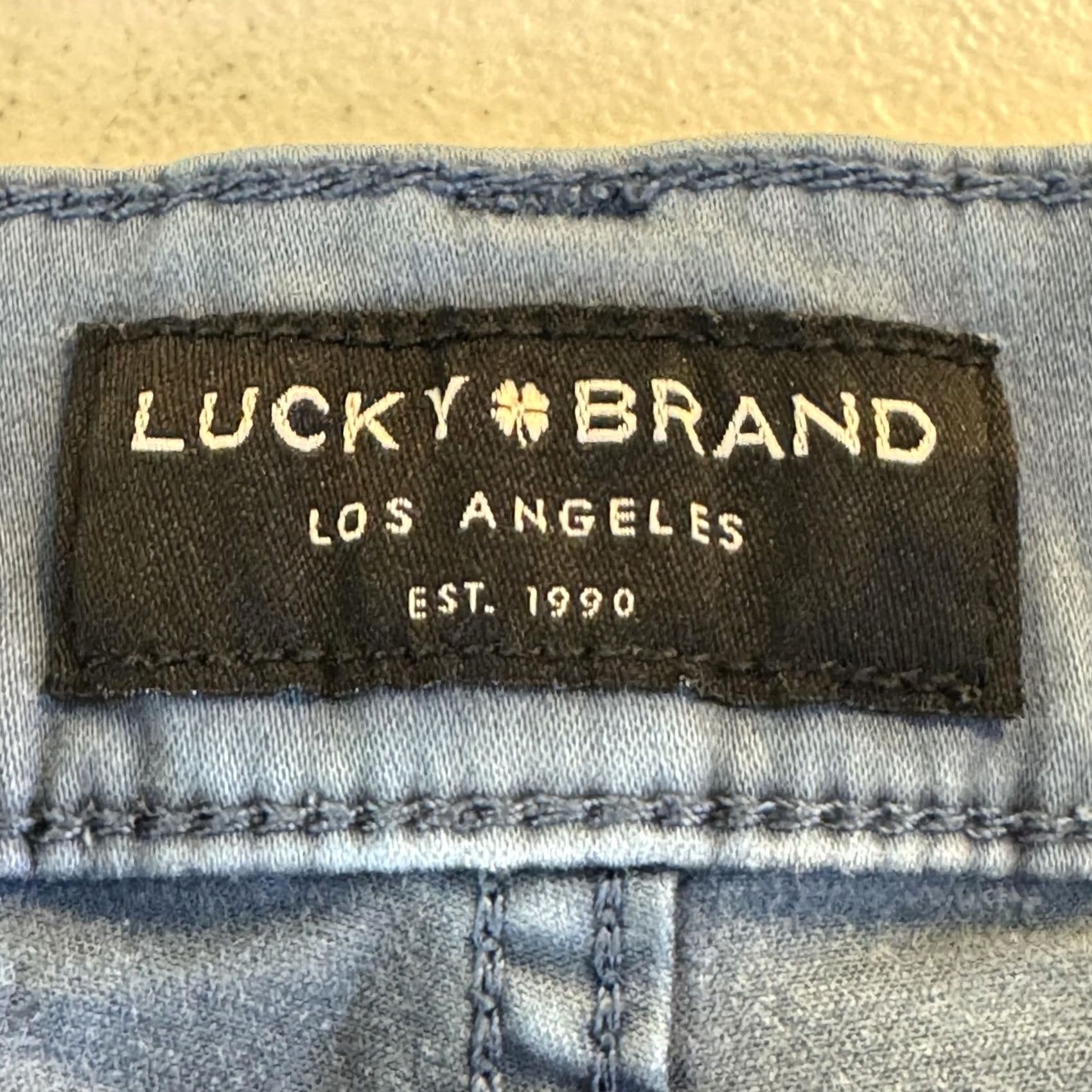 Lucky Brand Lucky Brand Jeans Mens 36x31 Light Blue 121 Slim Straight Stretch Denim Casual Jeans Size US 38 / EU 54 - 5 Thumbnail