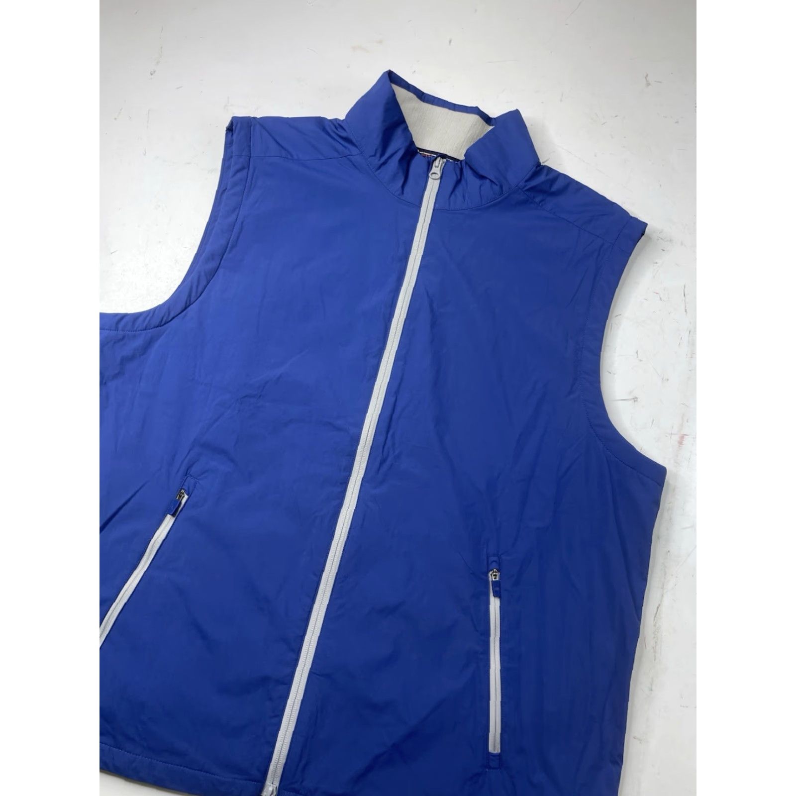 Southern Tide VINTAGE Southern Tide Vest Mens XL Blue Fleece Lined Nylon Full Zip Size US XL / EU 56 / 4 - 2 Thumbnail