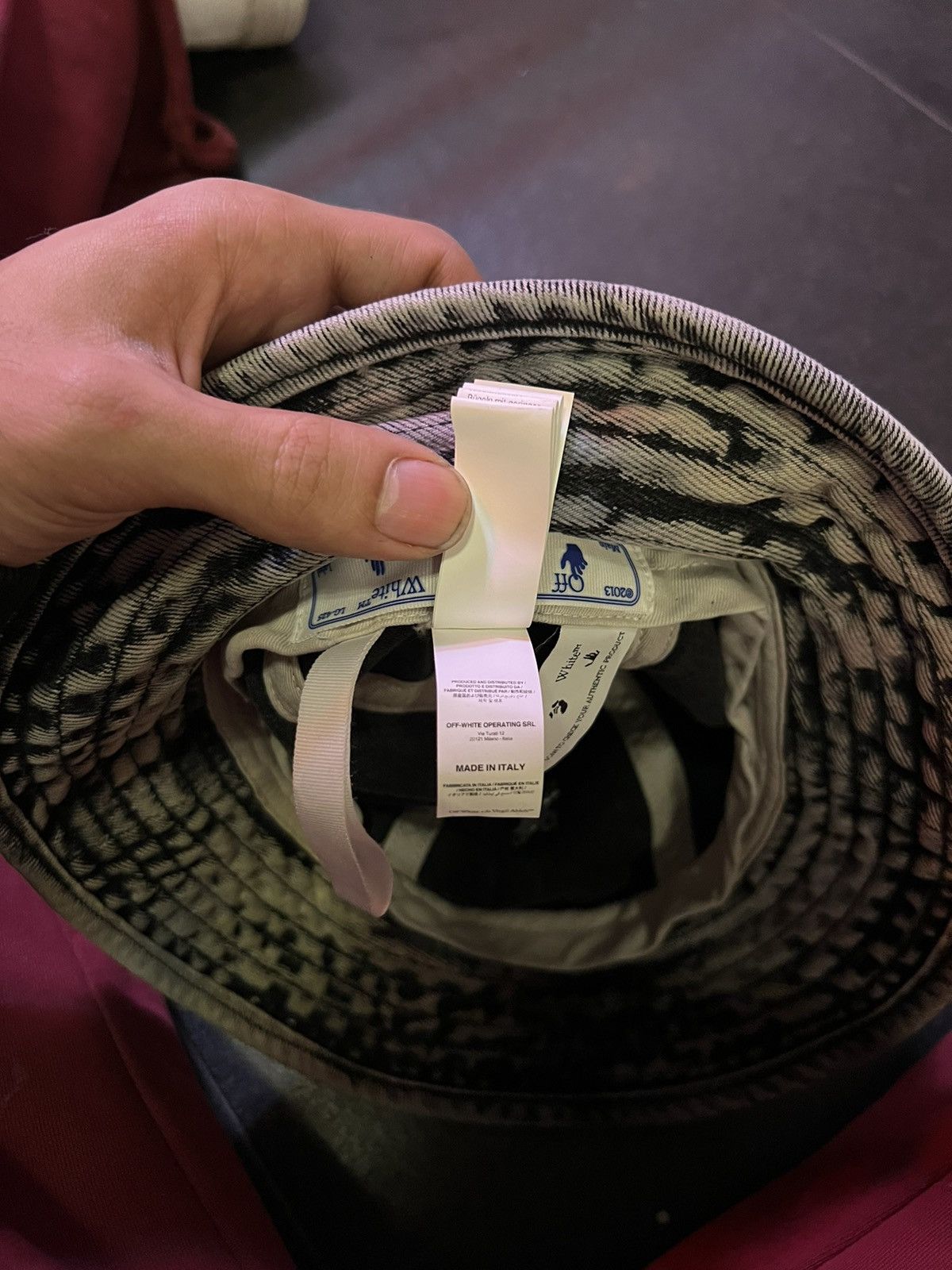 Off-White Off white x Ev Bravado bucket hat Size ONE SIZE - 11 Thumbnail