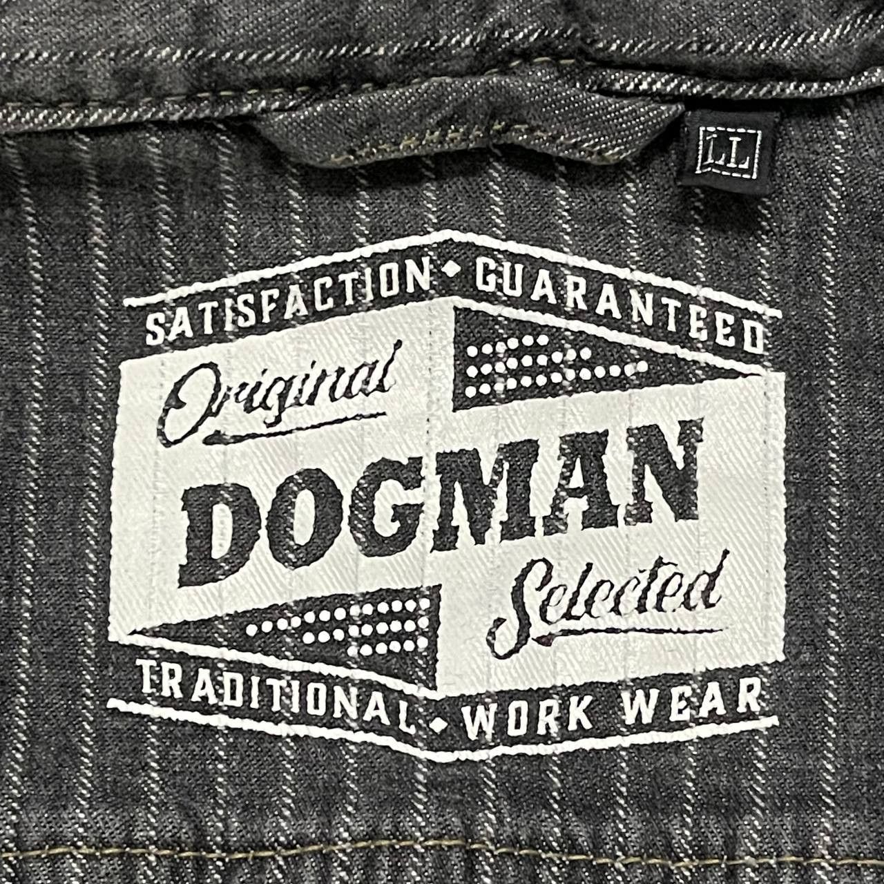 Japanese Brand Vintage Dogman Workwear Hickory Stripe Jacket Size US L / EU 52-54 / 3 - 8 Thumbnail