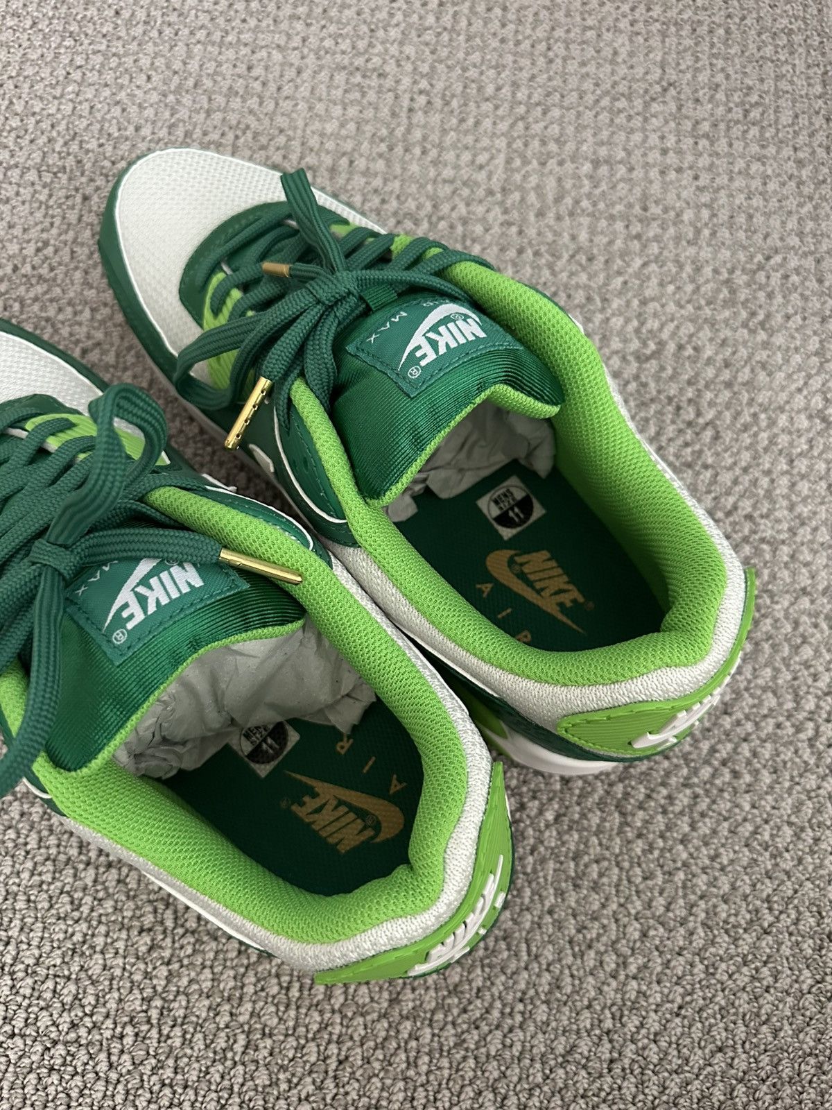 Nike Air Max 90 St. Patrick’s Day (2021) Size US 11 / EU 44 - 3 Thumbnail