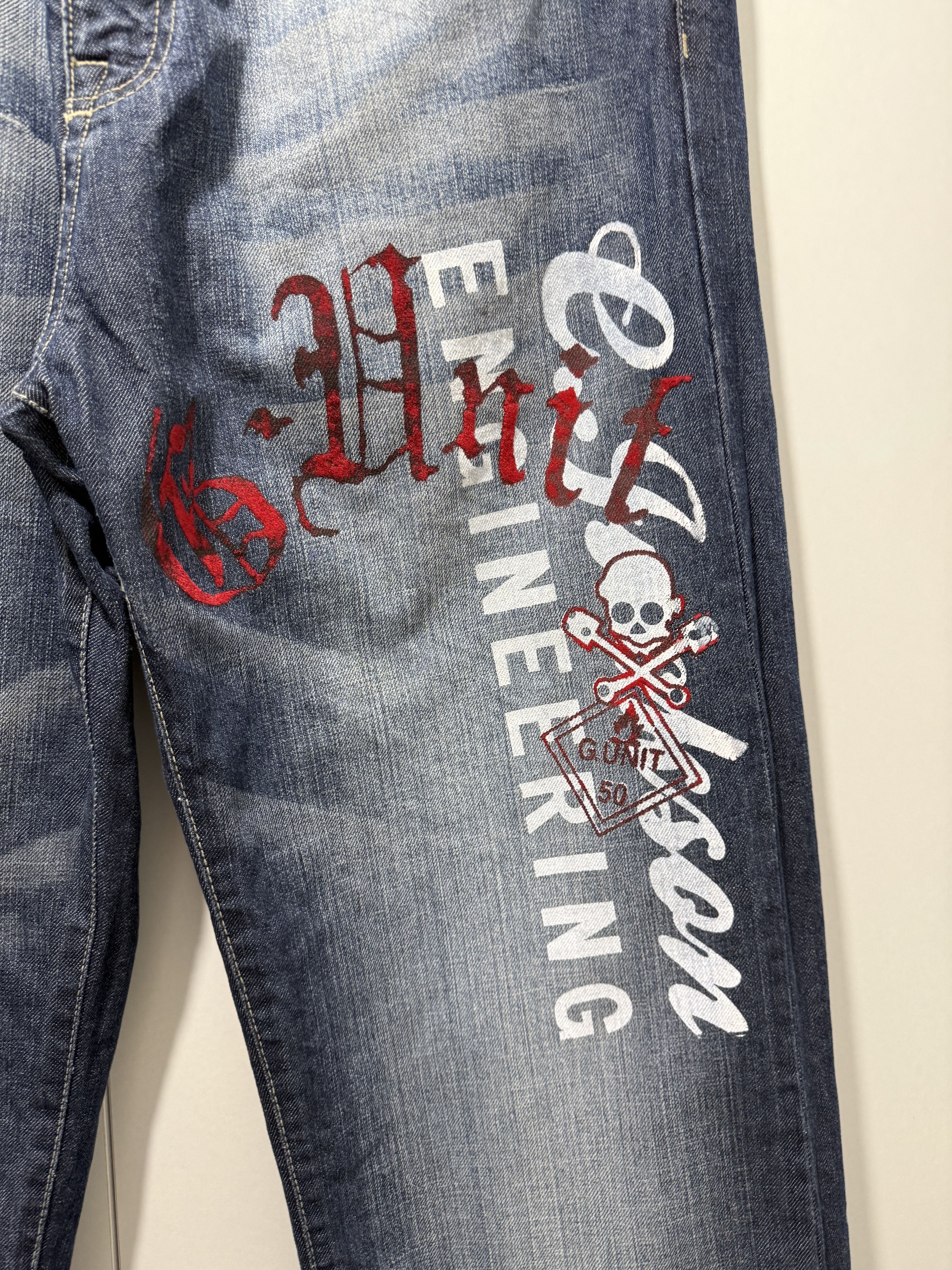 G-Unit Men's Vintage G- Unit Wide Denim Jeans 34x32 Size US 34 / EU 50 - 4 Thumbnail