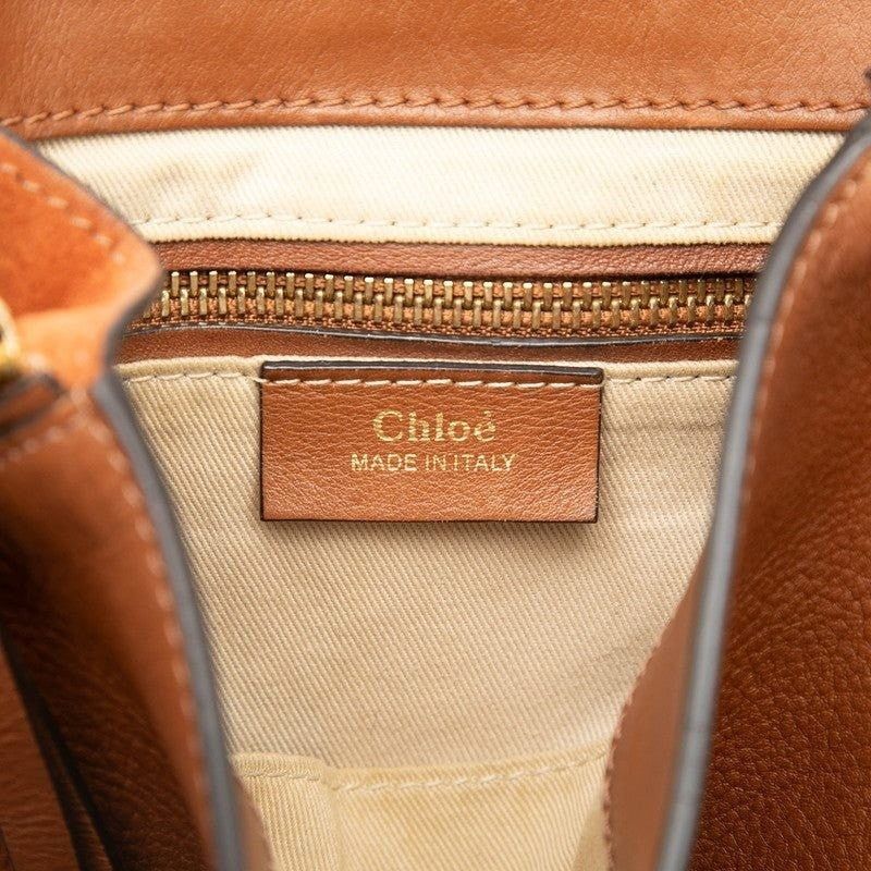 Chloe Chloe Suede Faye Backpack Brown Size ONE SIZE - 5 Thumbnail
