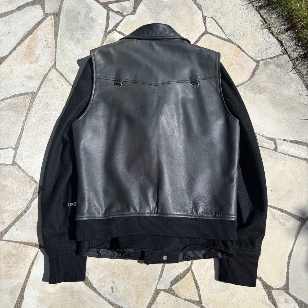 Undercover 07AW separate leather and wool jacket 2 Size US M / EU 48-50 / 2 - 5 Thumbnail