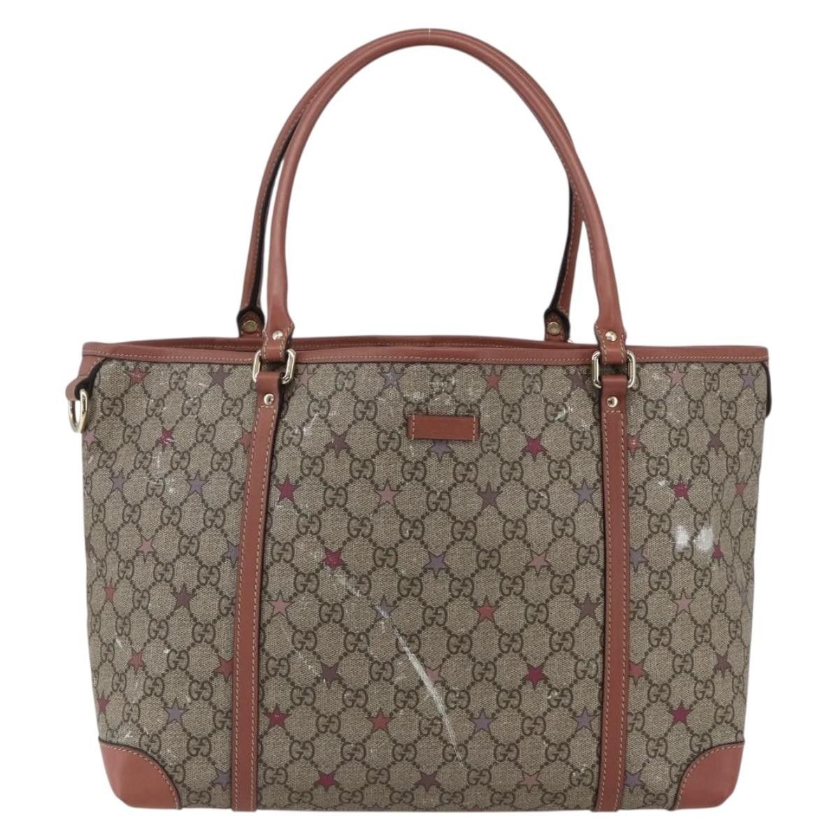 Gucci Gucci Joy Plus Tote GG Coated Canvas with Leather Size ONE SIZE - 1 Thumbnail