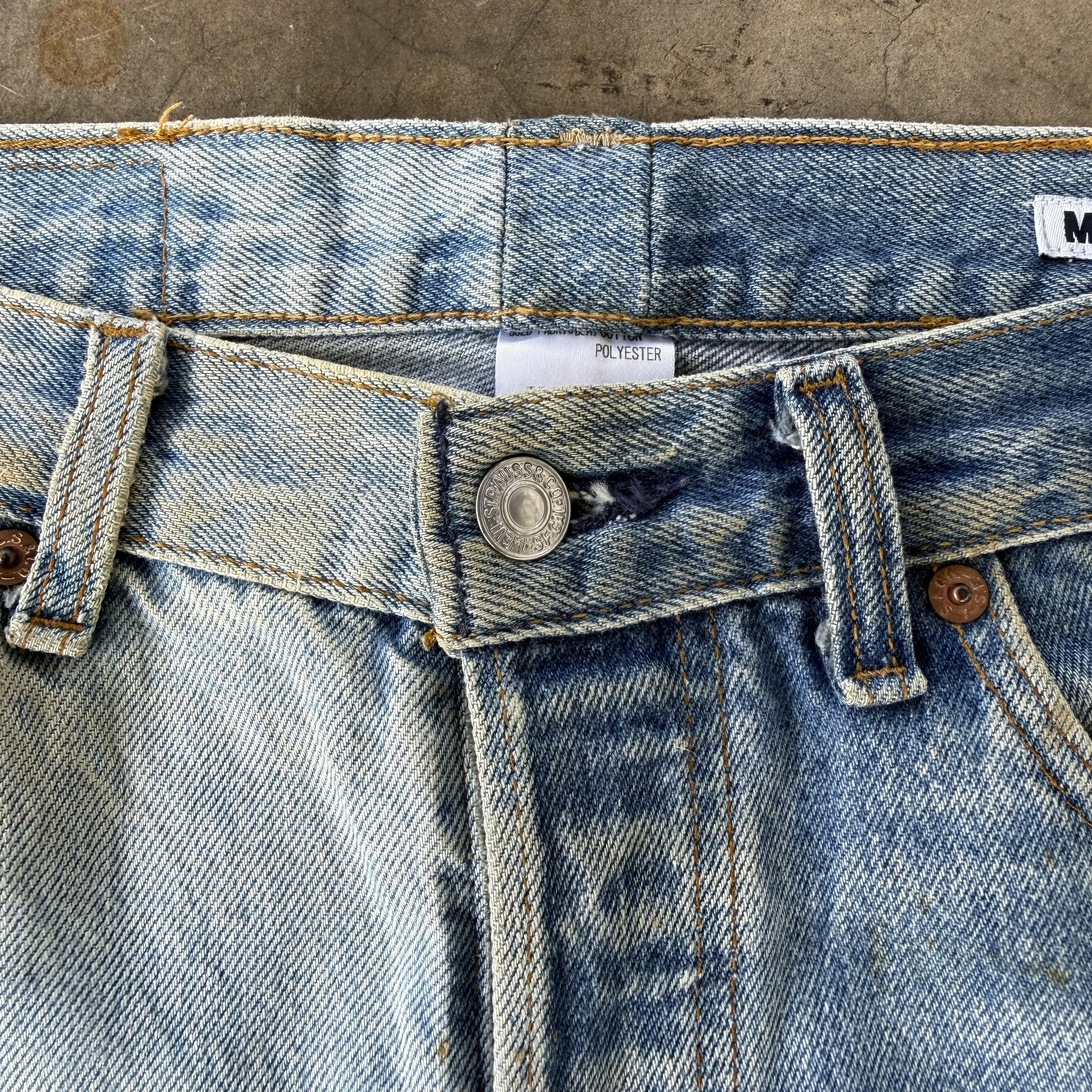 Levi's Vintage Levi's 501 Stonewash Faded Denim Jean Size US 32 / EU 48 - 6 Thumbnail