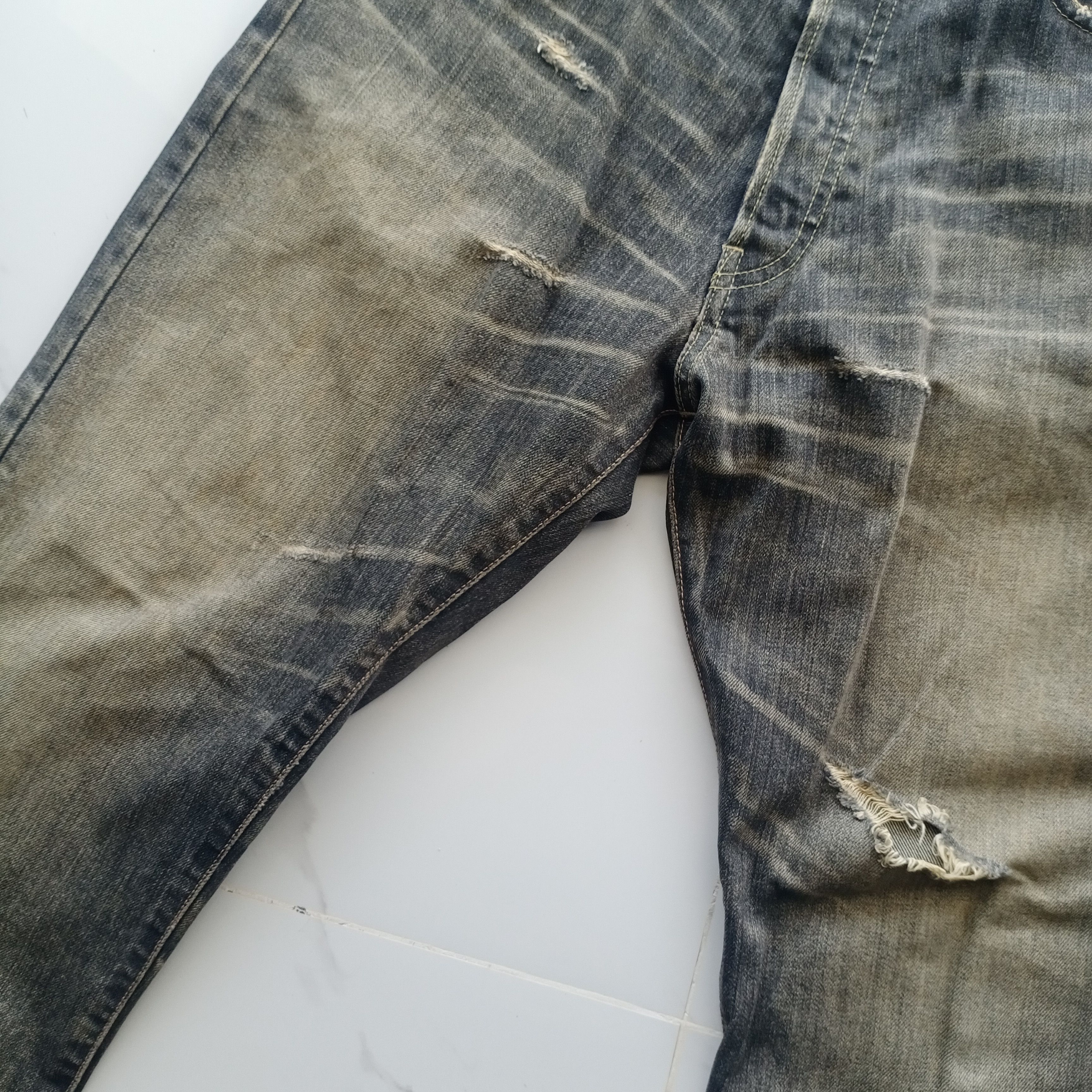 Devilock Devilock Hardcore Disstressed Jeans Japan Denim Size US 31 - 9 Thumbnail
