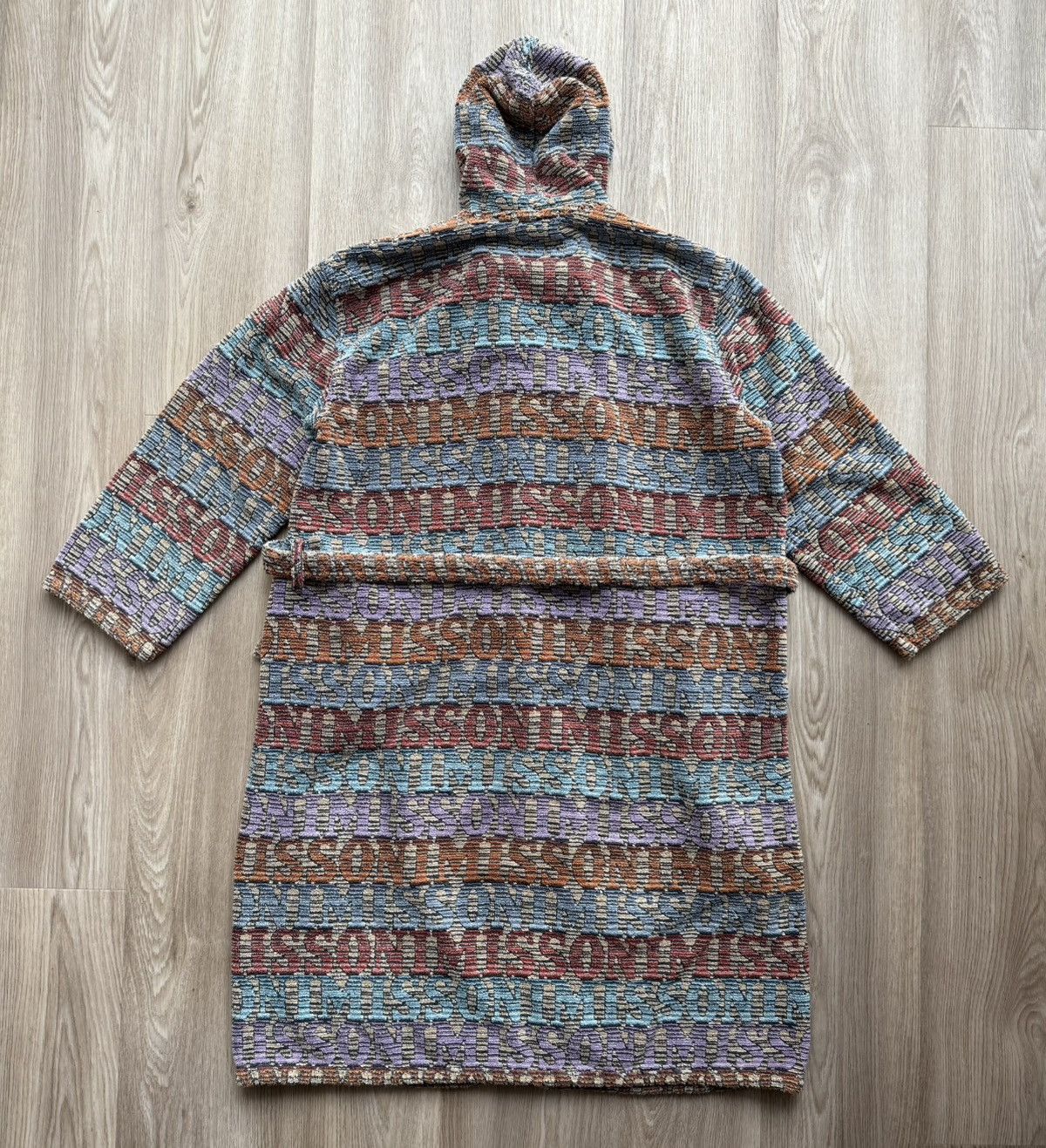 Missoni Missoni Multicolor Monogram Bathrobe With Belt Unisex Size ONE SIZE - 12 Thumbnail
