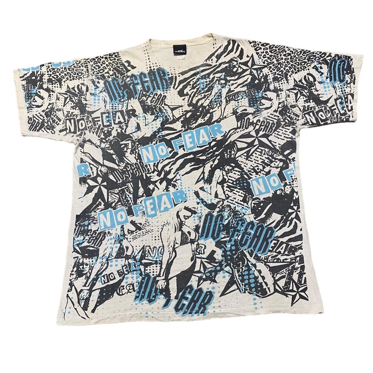 No Fear Vintage No Fear Shirt AOP Size US L / EU 52-54 / 3 - 1 Thumbnail
