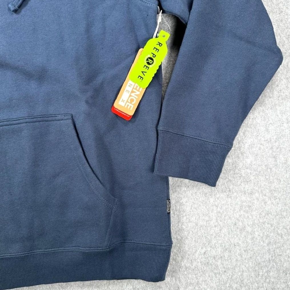 Vintage Florence Marine X Explorer Hoodie Mens Medium Slate Blue Organic Cotton Surf Outdoors Hoodie Size US M / EU 48-50 / 2 - 3 Thumbnail