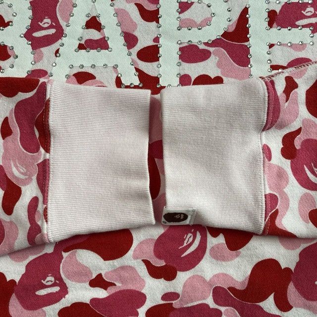 Bape ABC CAMO PINK BAPE LOGO CRYSTAL STONE Sweat shirt APE Size US L / EU 52-54 / 3 - 7 Thumbnail