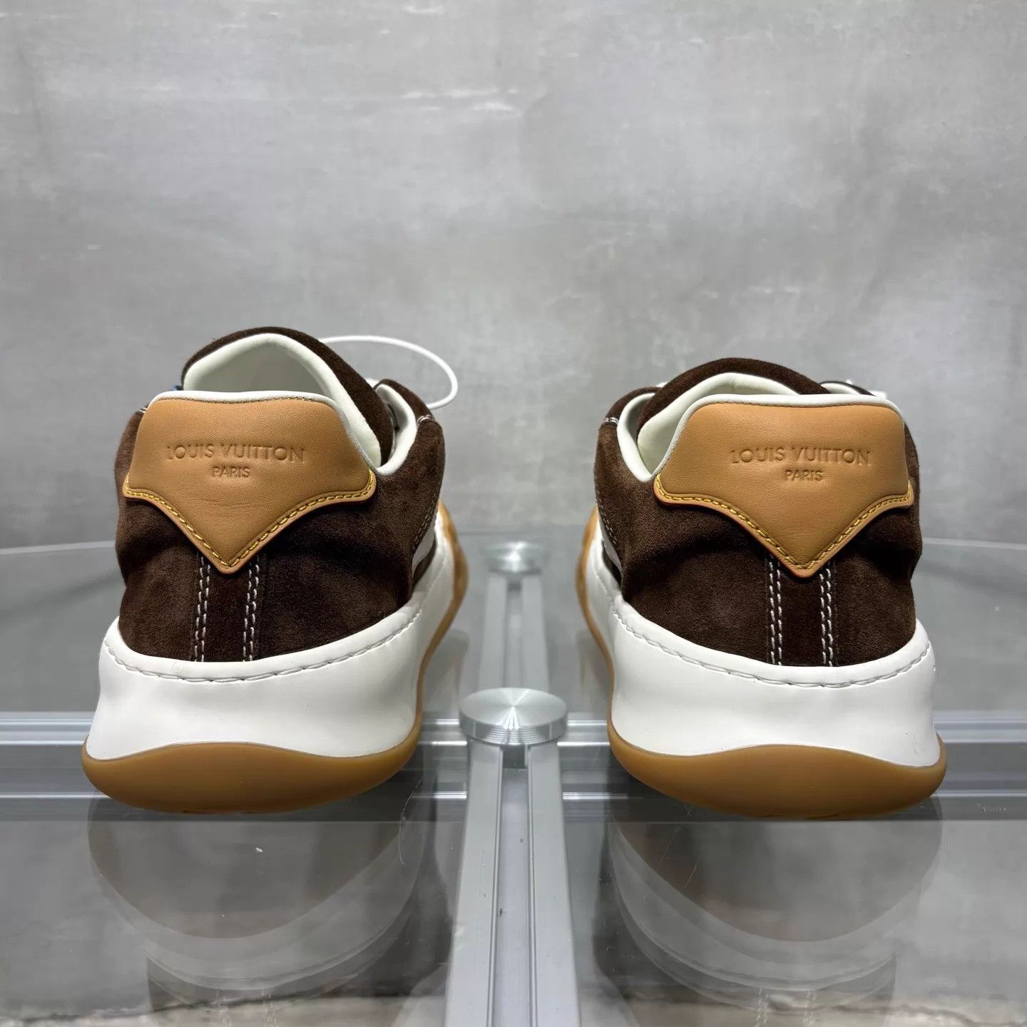 Louis Vuitton LV Tilted Biscuit Shoes Brown UK5.5 (39.5) Size US 6.5 / EU 39-40 - 6 Thumbnail