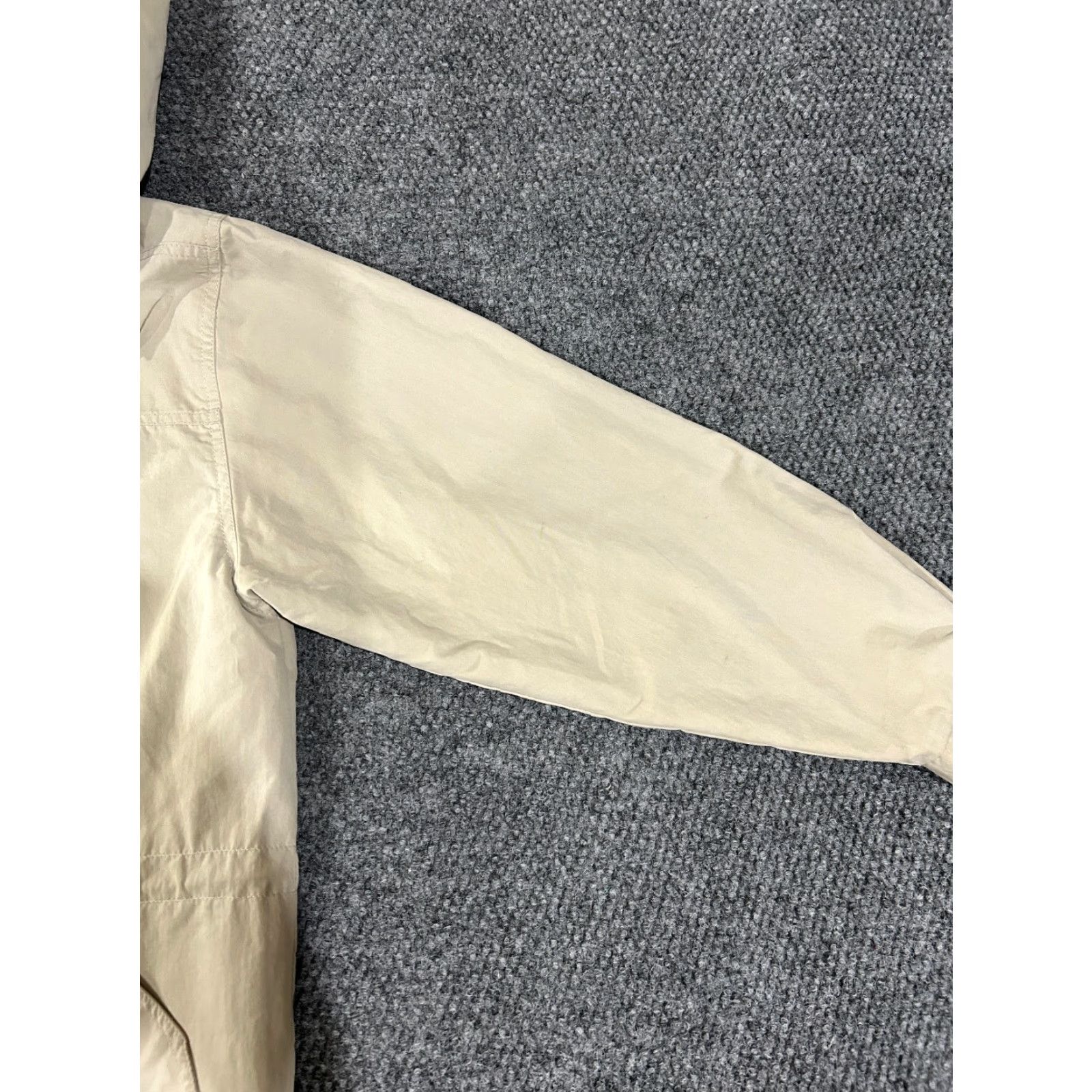 Eddie Bauer VINTAGE Eddie Bauer Jacket Womens Medium Beige Wool Hooded Outdoor Casual Coat Size M / US 6-8 / IT 42-44 - 3 Thumbnail