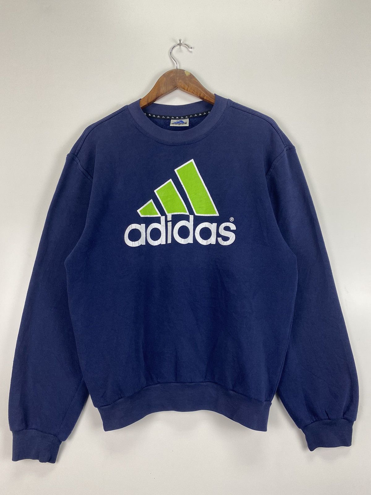 Adidas × Vintage Vintage 90’s Adidas big logo sweatshirt Size US M / EU 48-50 / 2 - 3 Thumbnail