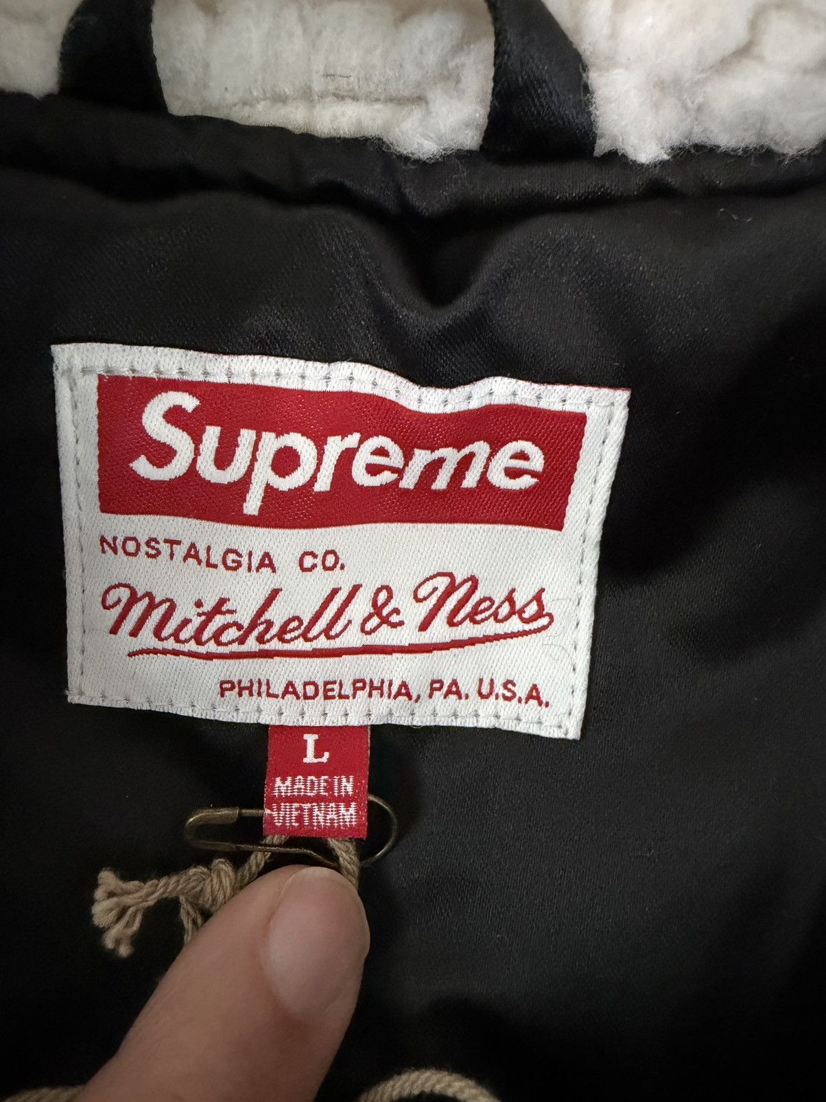 Mitchell & Ness × Supreme Supreme X Mitchell and Ness Satin Bomber jacket Size large Size US L / EU 52-54 / 3 - 23 Thumbnail