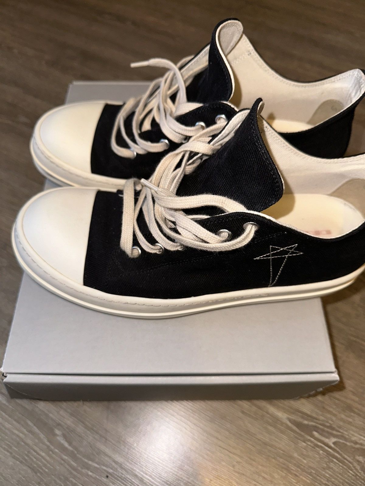 Rick Owens Drkshdw Rick Owens DRKSHDW Scarpe Denim Trainers Size US 9 / EU 42 - 1 Thumbnail