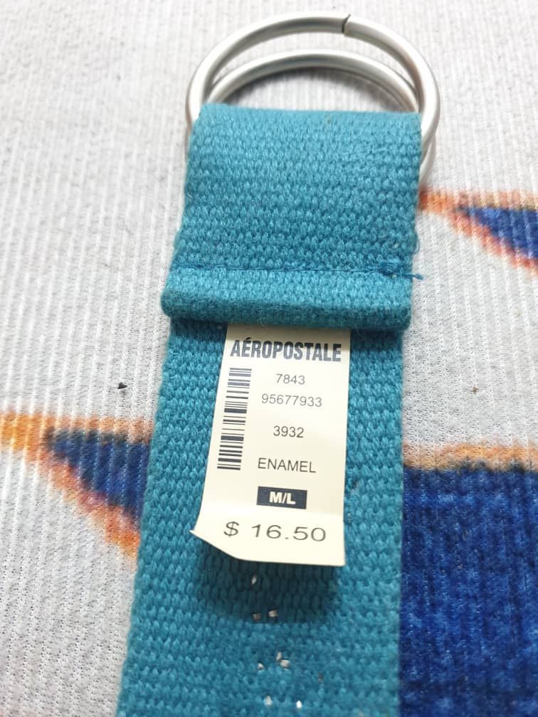 Aeropostale Aeropostale blue colour streetwear style belt Size ONE SIZE - 2 Thumbnail